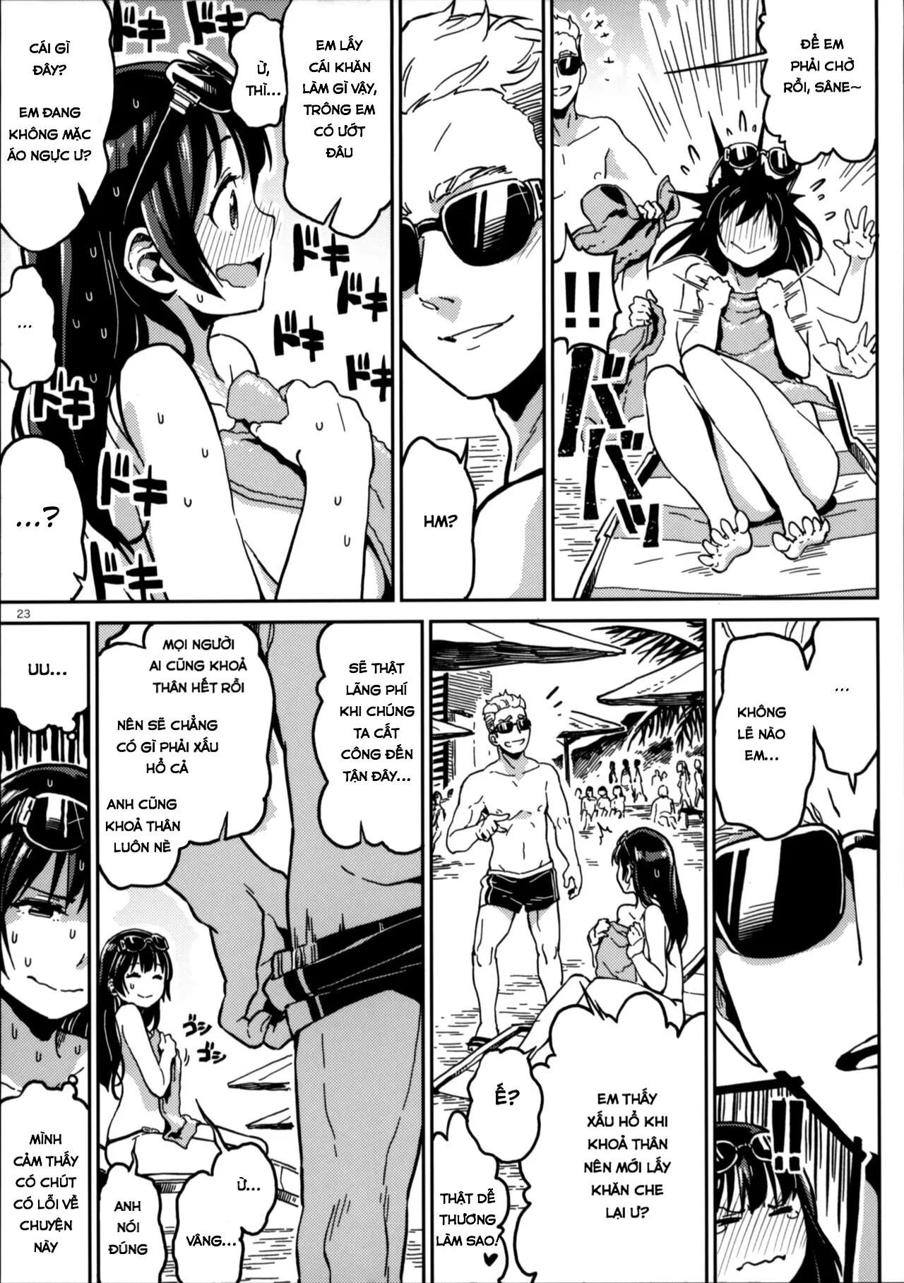 HentaiVN.net - Ảnh 23 - Nudist Beach Nite - Chap 1