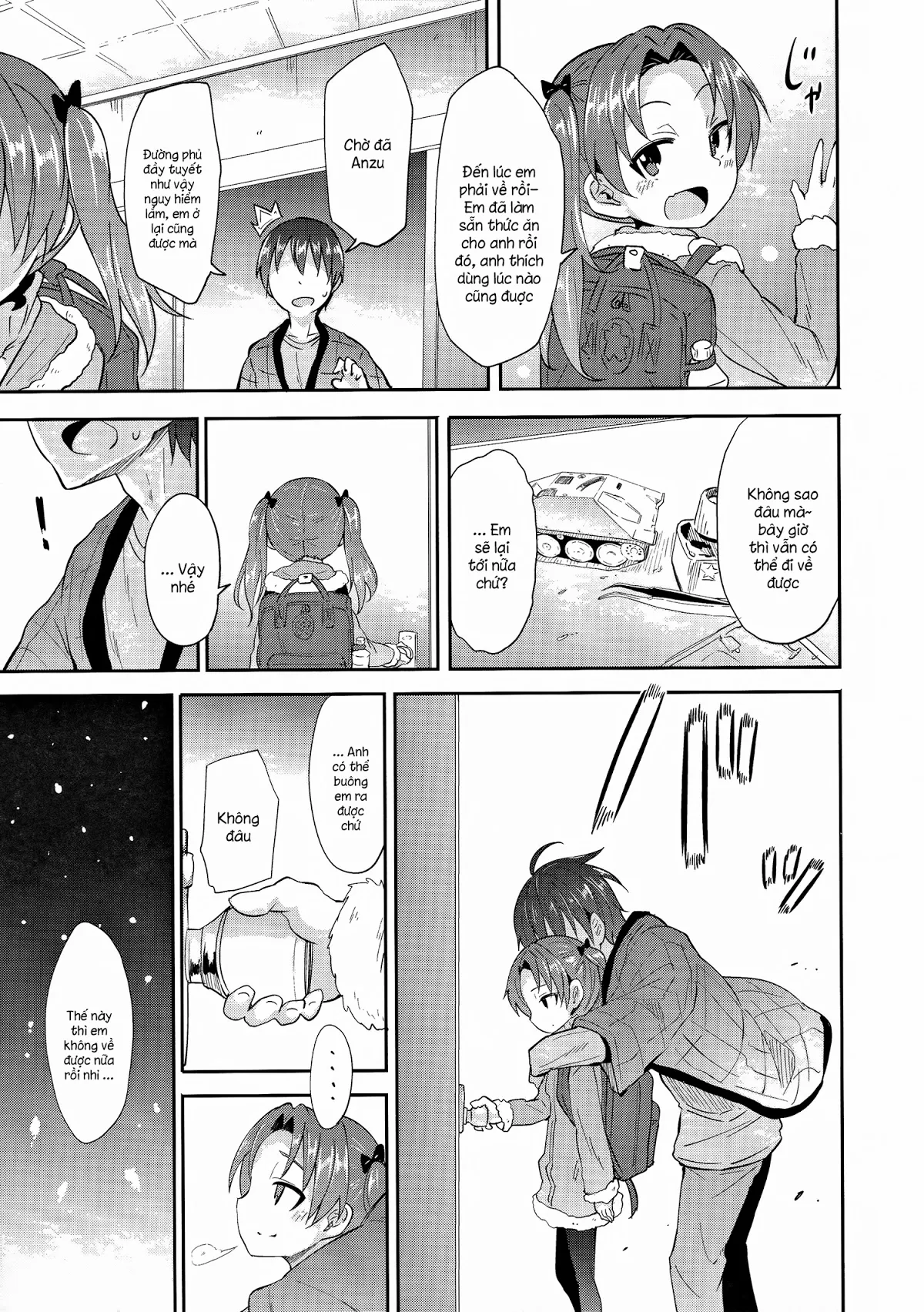 HentaiVN.net - Ảnh 4 - Anzu Kaichou ni Kokuhaku Shite Mita After (Girls Und Panzer) [杏会長に告白してみたAfter] - Chap 1