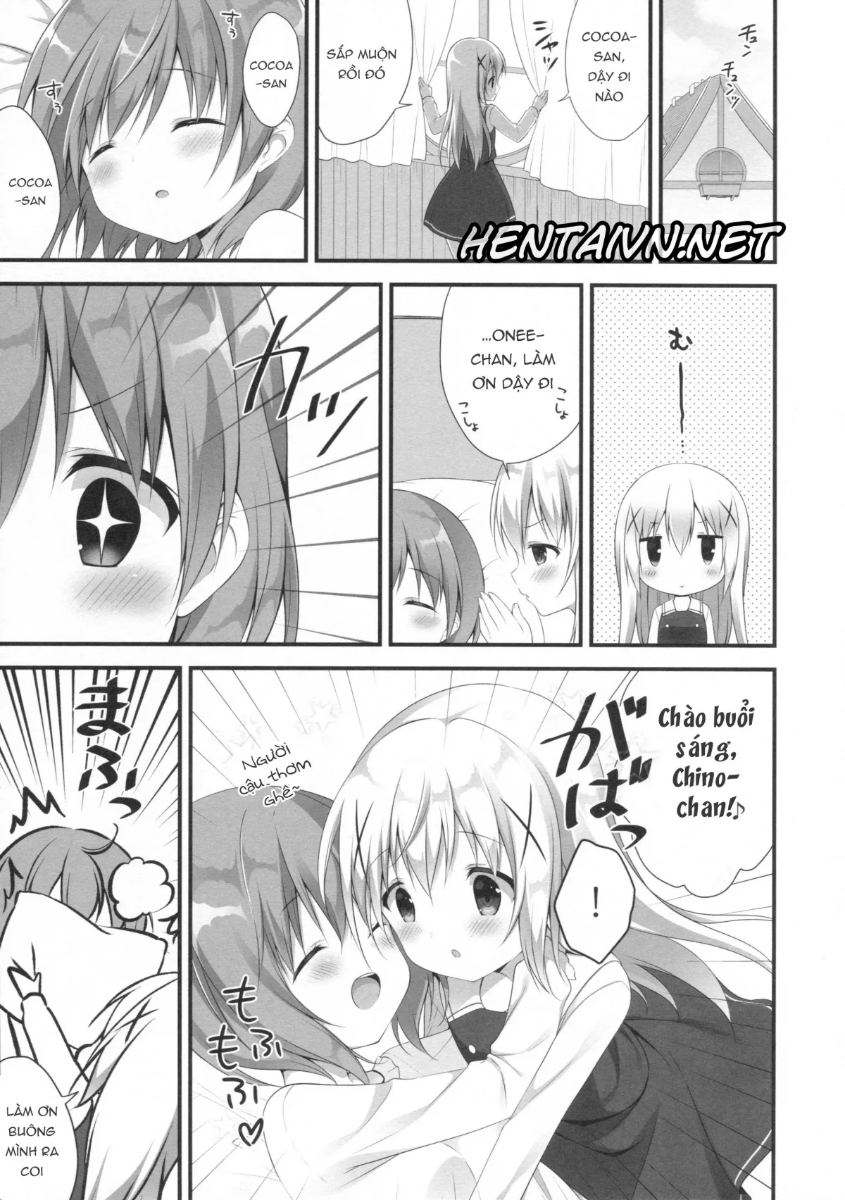 HentaiVN.net - Ảnh 4 - Chino-chan wa Goshuushin ♡ (Gochuumon wa Usagi desu ka?) [チノちゃんはご執心♡] - Chap 1