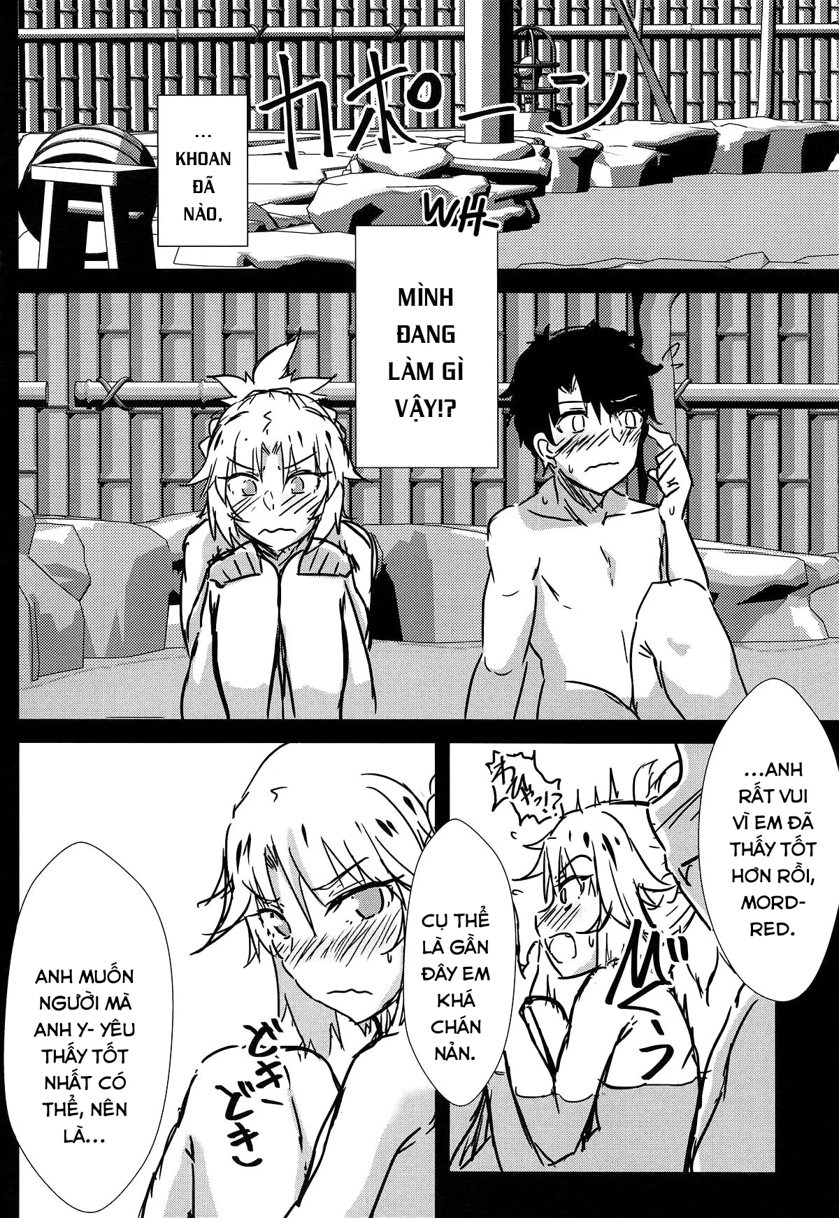 HentaiVN.net - Ảnh 6 - Đến suối nước nóng ngoài trời cùng Mordred. [Samo-san to Onsen Yado de; At the Hot Spring Inn With Surfer Mordred; サモさんと温泉宿で] - Chap 1