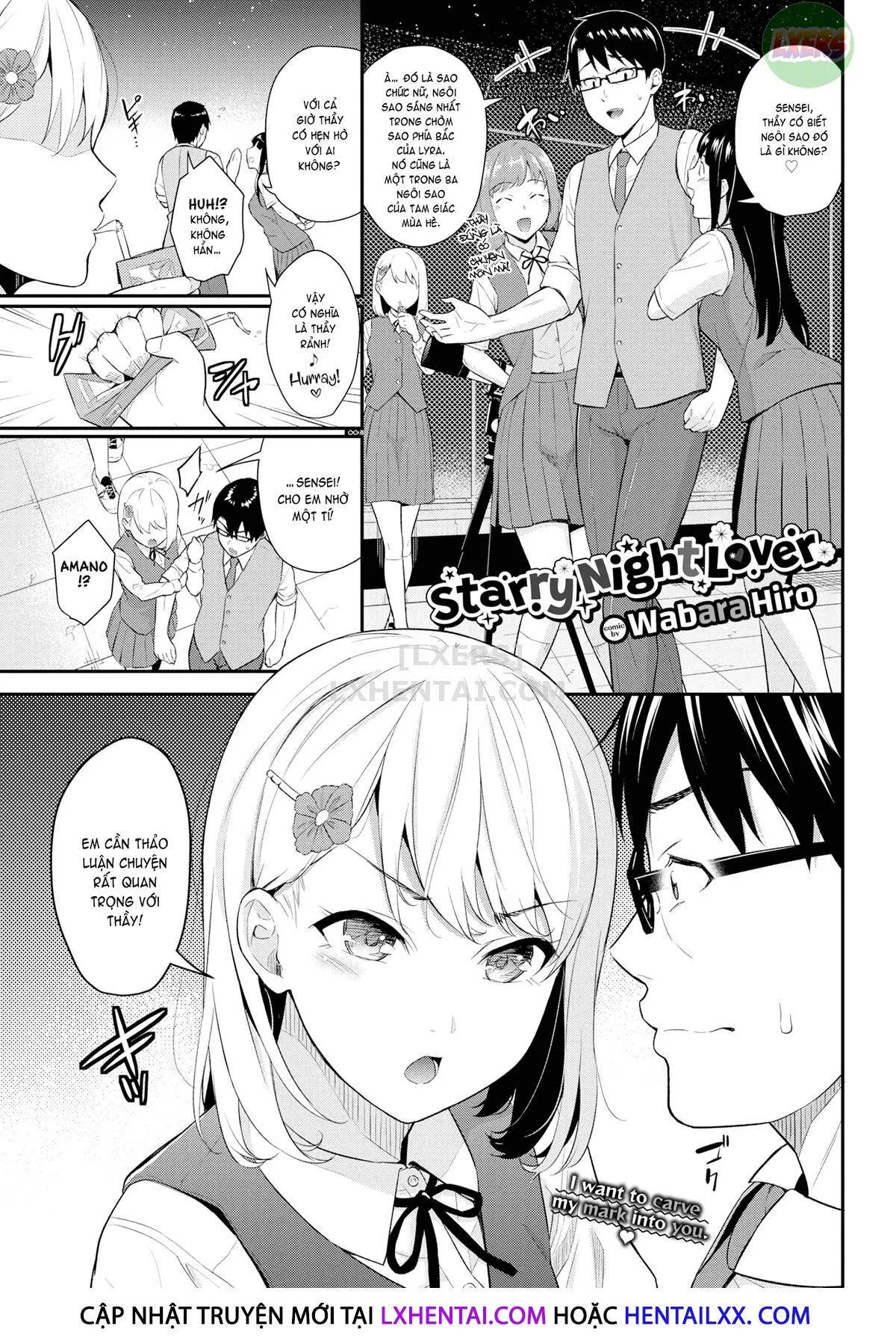 HentaiVN.net - Ảnh 5 - Starry Night Lover - Chap 1