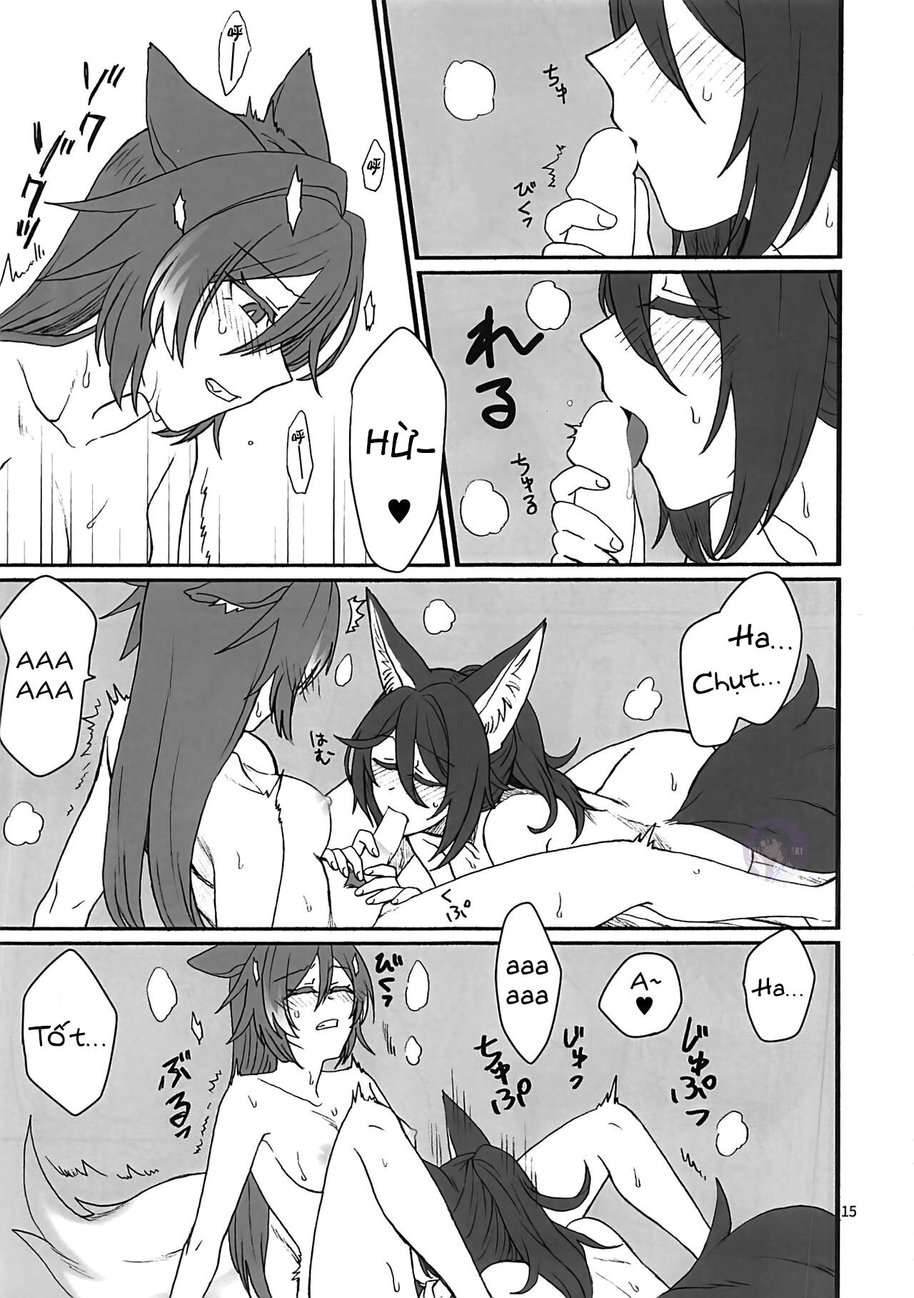 HentaiVN.net - Ảnh 14 - Kumoinosora ni kitsunefuku - Chap 1