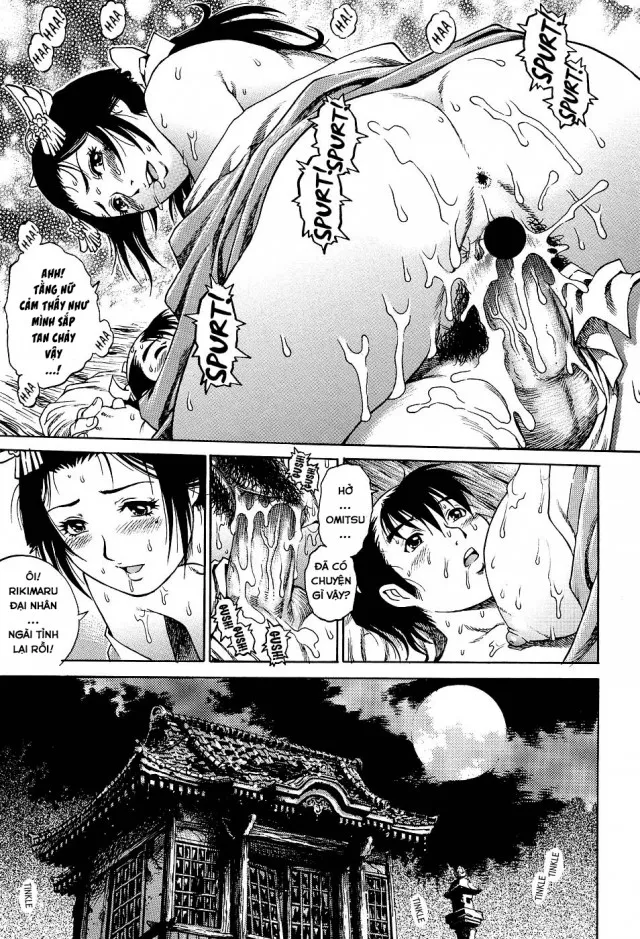 HentaiVN.net - Ảnh 20 - Ý Trời Bảo Tằng Nữ Giải Độc Cho Ta! [くノ一忍法伝 淫賀性愛奥義] - Chap 1