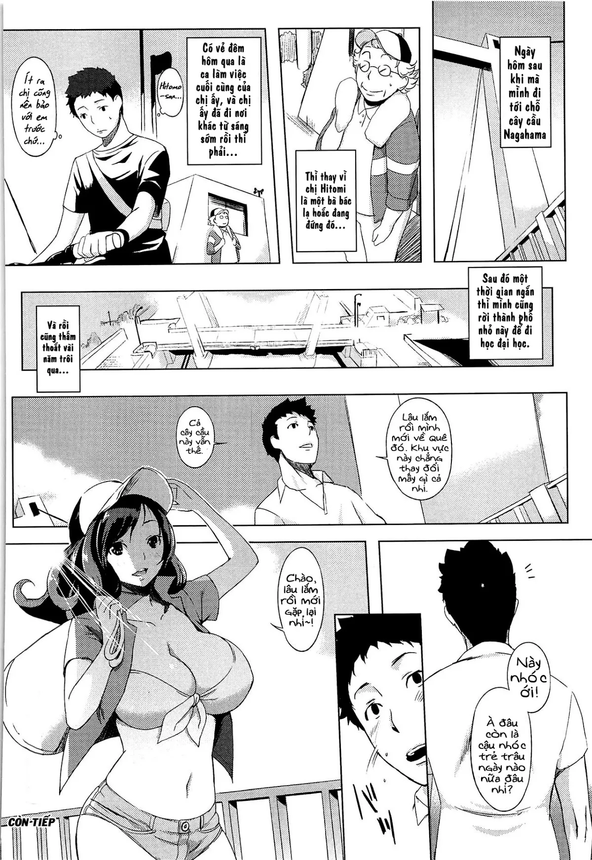 HentaiVN.net - Ảnh 18 - Hitomi-San Of Nagahama Bridge [Nagahama-Bashi No Hitomi-San; Hitomi-san ở cầu Nagahama; Sự trở lại của Hitomi-san cầu Nagahama] - Chap 1