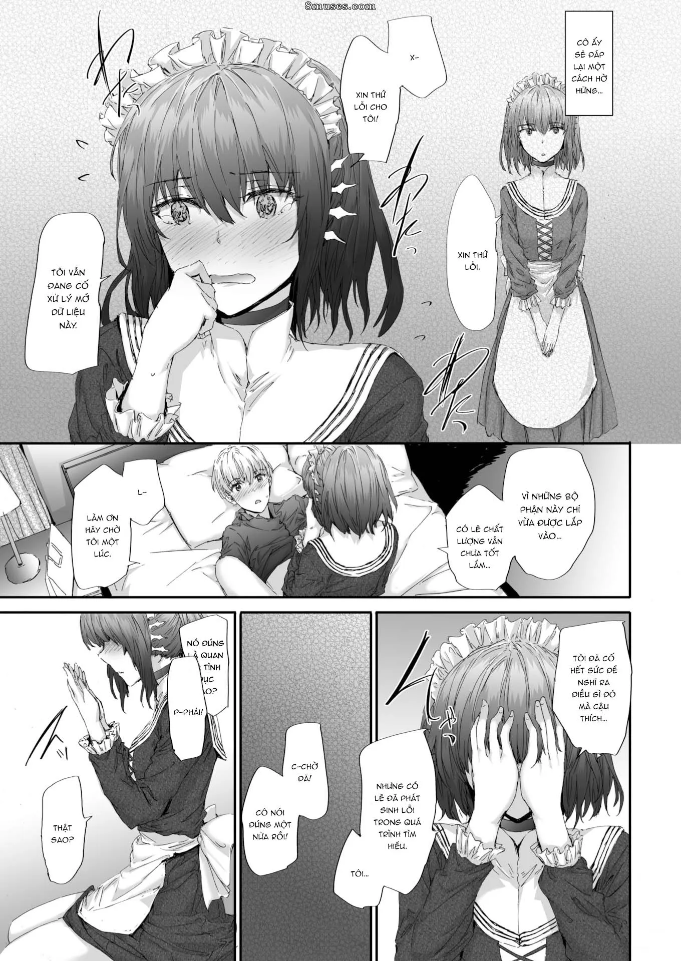 HentaiVN.net - Ảnh 15 - Cô gái máy móc - Chap 1