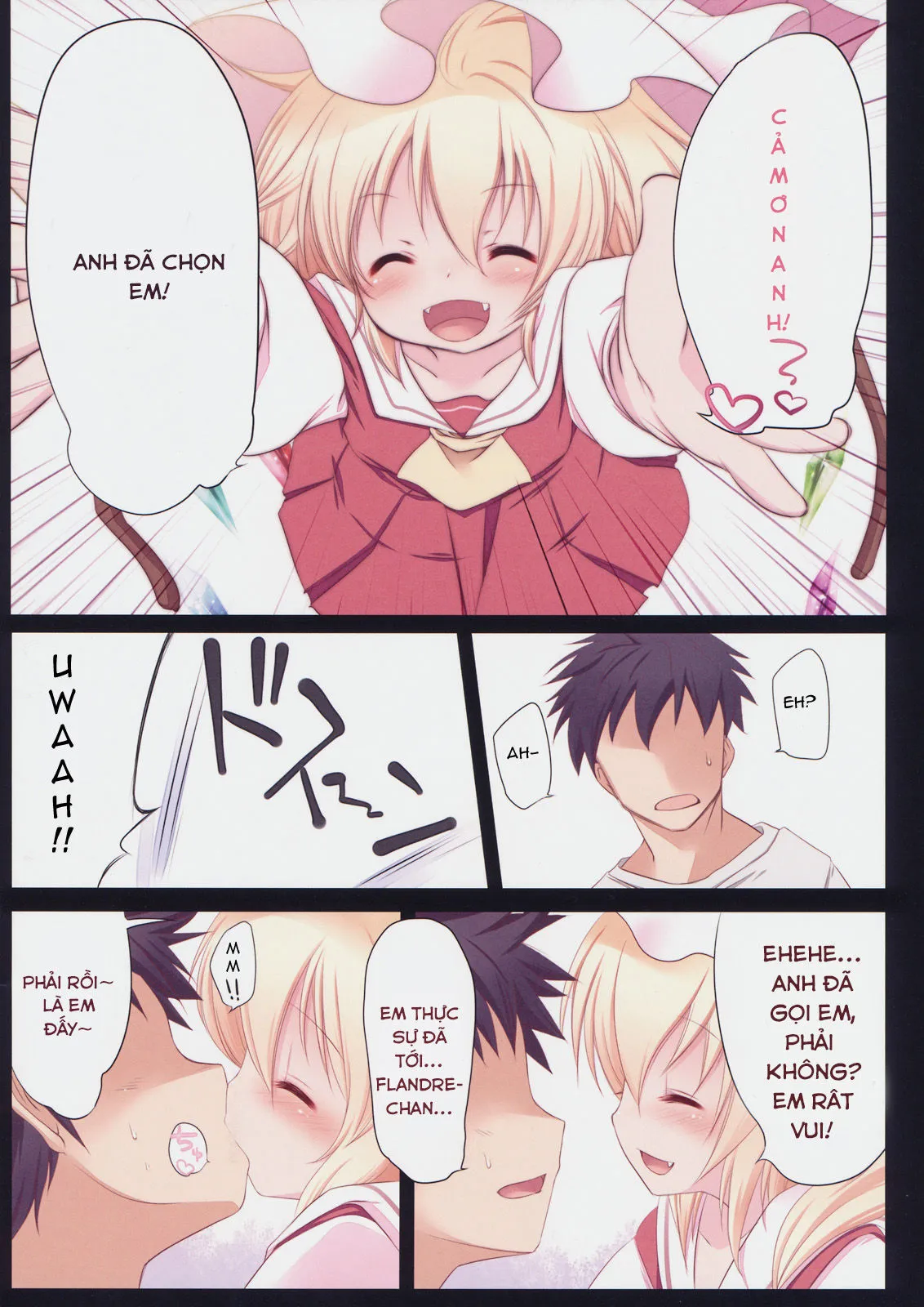 HentaiVN.net - Ảnh 3 - Pedoria! Princess Flandre - Chap 1