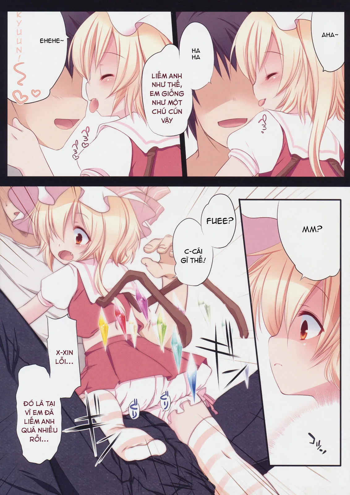 HentaiVN.net - Ảnh 4 - Pedoria! Princess Flandre - Chap 1