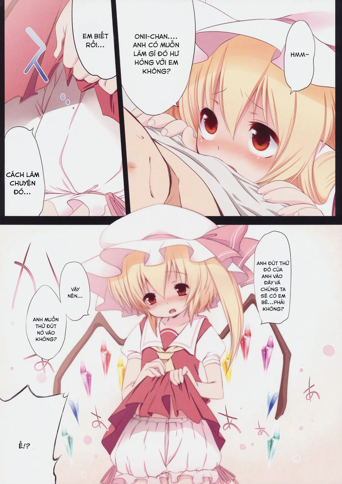 HentaiVN.net - Ảnh 5 - Pedoria! Princess Flandre - Chap 1