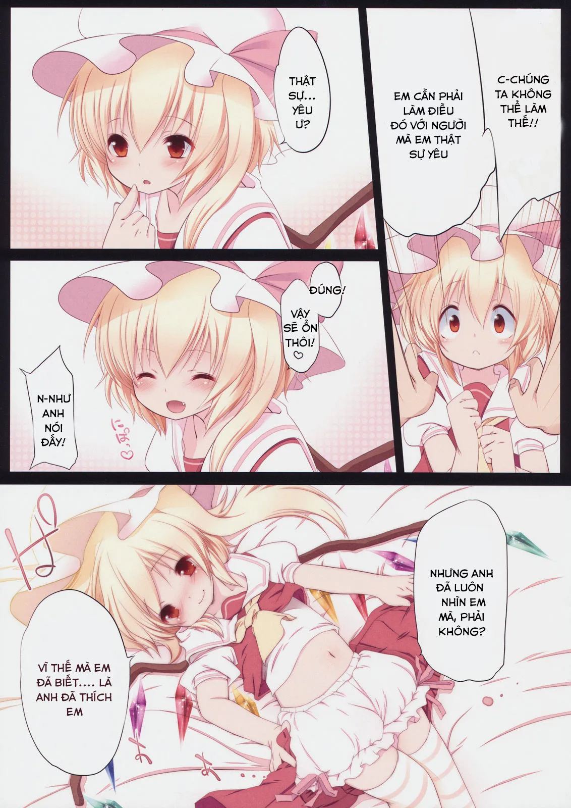 HentaiVN.net - Ảnh 6 - Pedoria! Princess Flandre - Chap 1