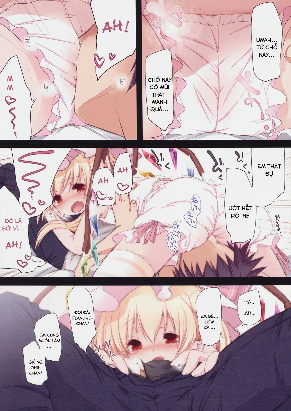 HentaiVN.net - Ảnh 9 - Pedoria! Princess Flandre - Chap 1