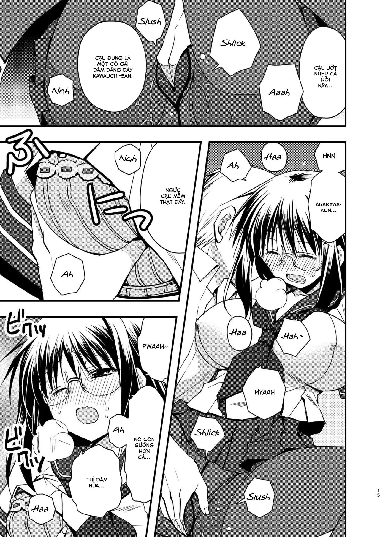 HentaiVN.net - Ảnh 15 - Toshoshitsu no Kanojo - New version [Toshoshitsu no Kanojo | Library Girlfriend ; 図書室の彼女] - Chap 1