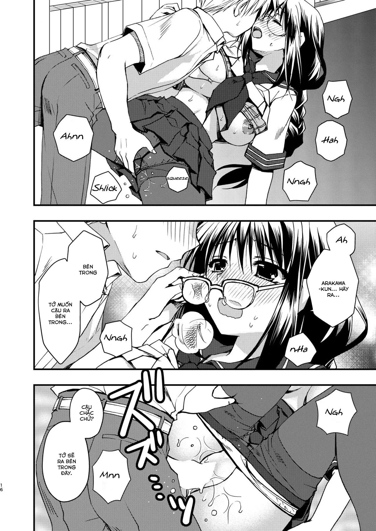 HentaiVN.net - Ảnh 16 - Toshoshitsu no Kanojo - New version [Toshoshitsu no Kanojo | Library Girlfriend ; 図書室の彼女] - Chap 1
