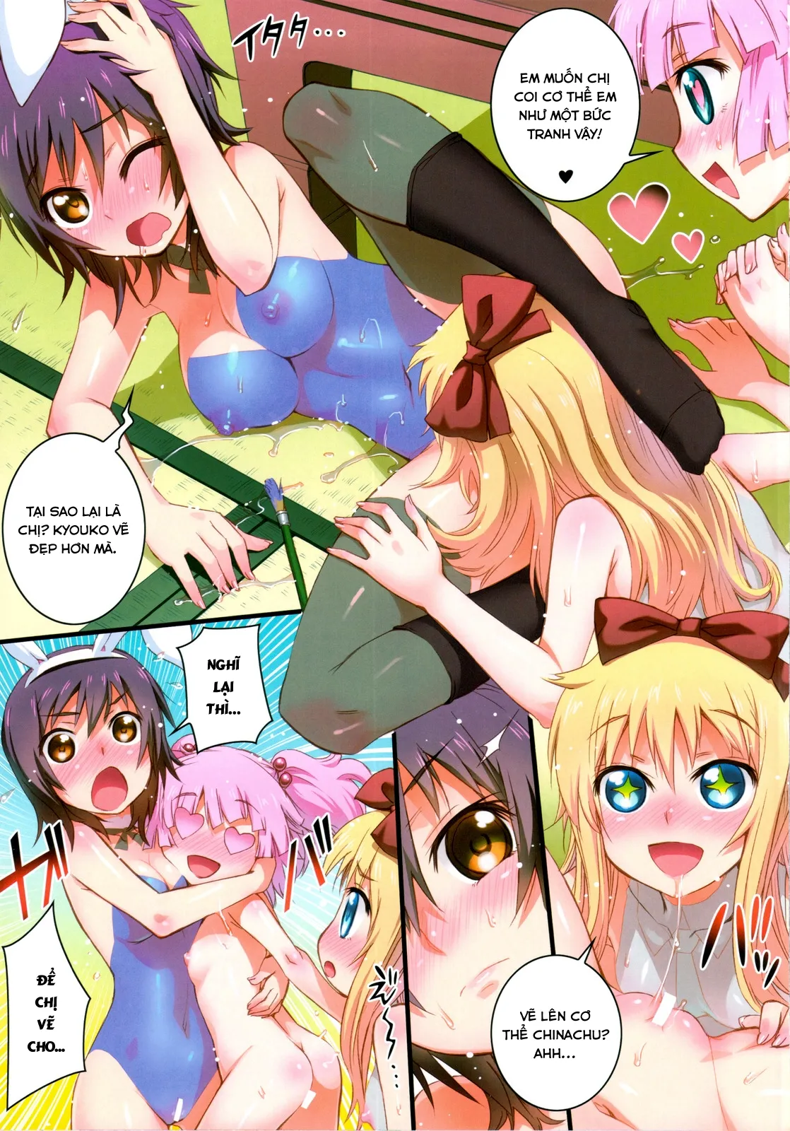 HentaiVN.net - Ảnh 11 - Nuru Yuri - Chap 1