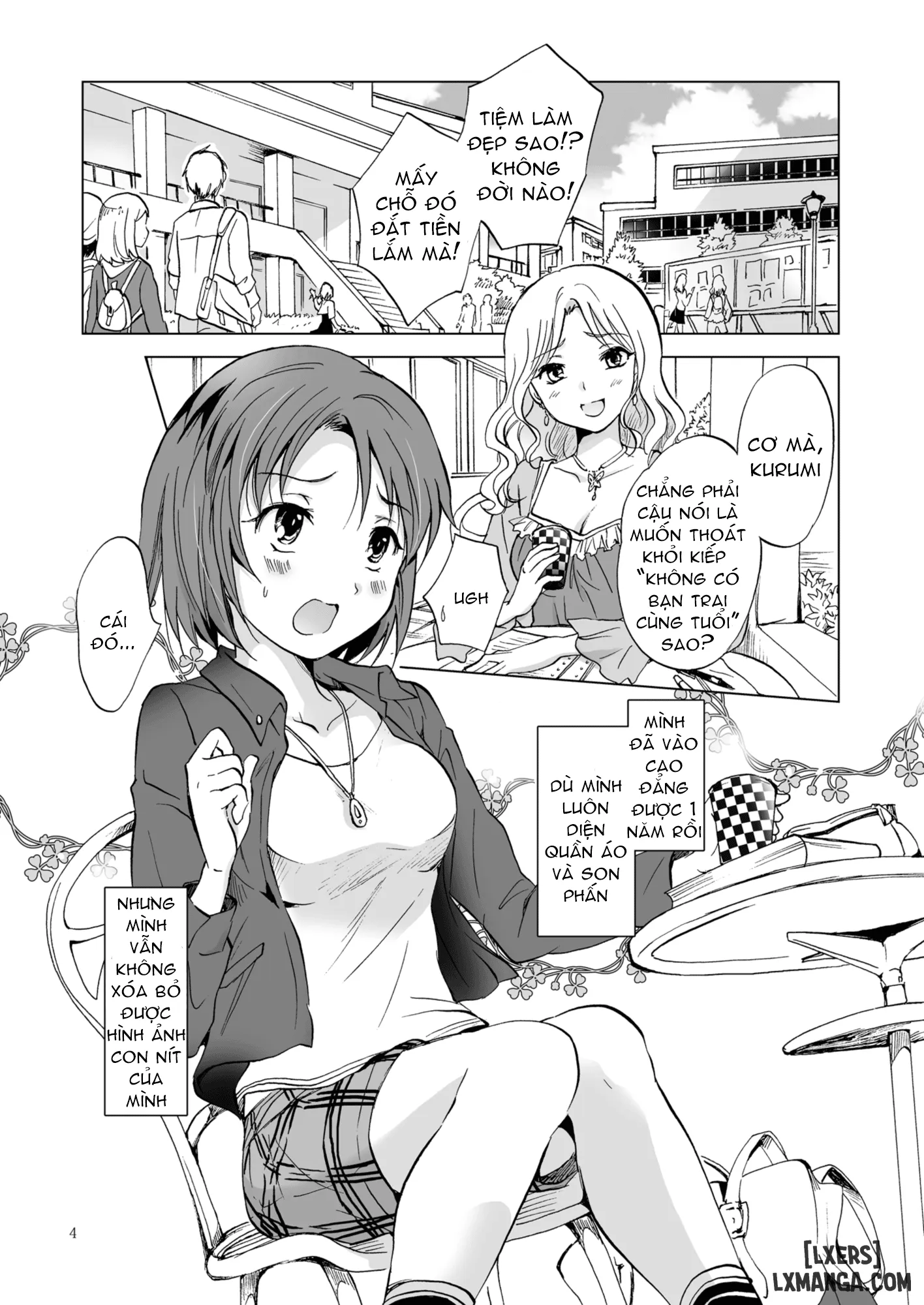HentaiVN.net - Ảnh 3 - Secret Yuri Salon, Friends Course - Chap 1