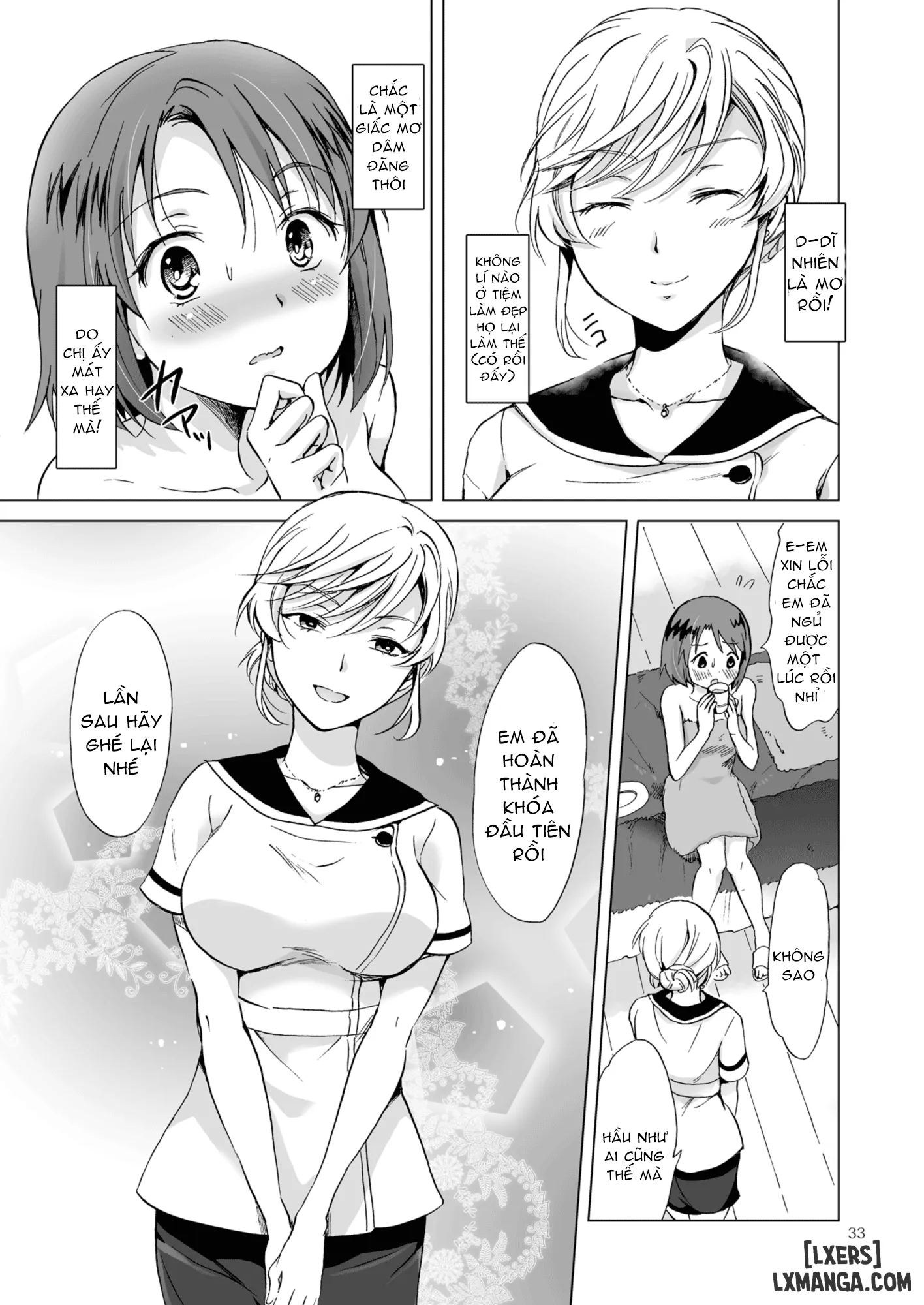 HentaiVN.net - Ảnh 32 - Secret Yuri Salon, Friends Course - Chap 1