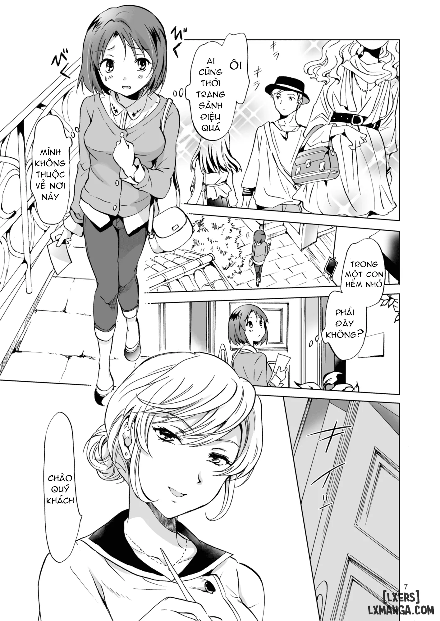 HentaiVN.net - Ảnh 6 - Secret Yuri Salon, Friends Course - Chap 1