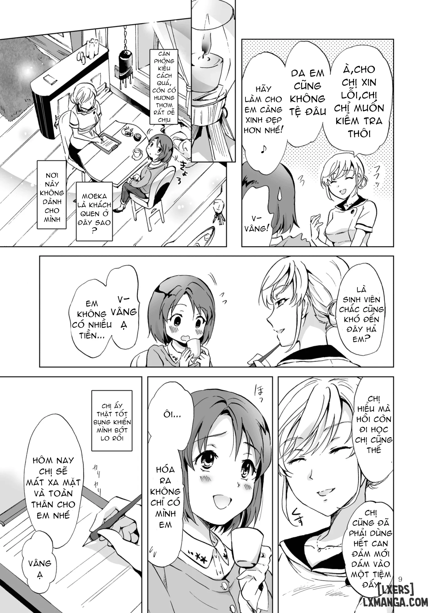 HentaiVN.net - Ảnh 8 - Secret Yuri Salon, Friends Course - Chap 1