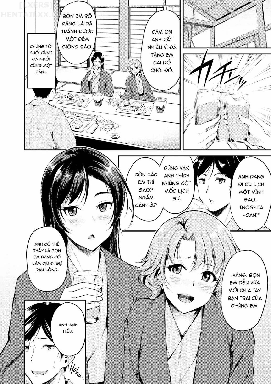 HentaiVN.net - Ảnh 3 - You Lose All Inhibitions When Traveling - Chap 1