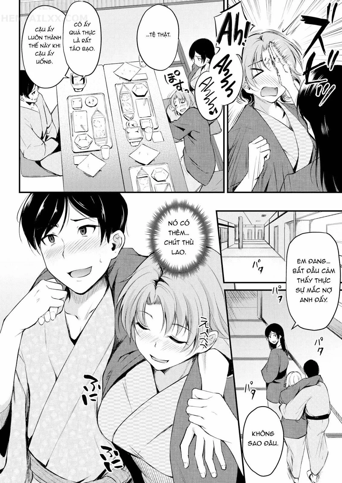 HentaiVN.net - Ảnh 5 - You Lose All Inhibitions When Traveling - Chap 1