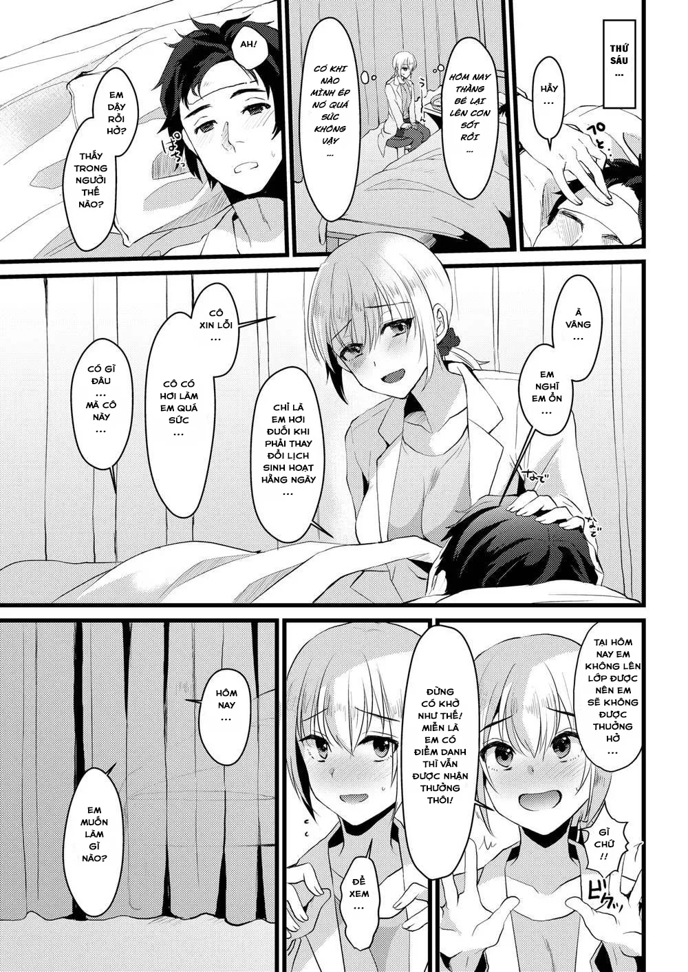 HentaiVN.net - Ảnh 10 - Đi Học Là Có Thưởng! [Login Bonus] - Chap 1