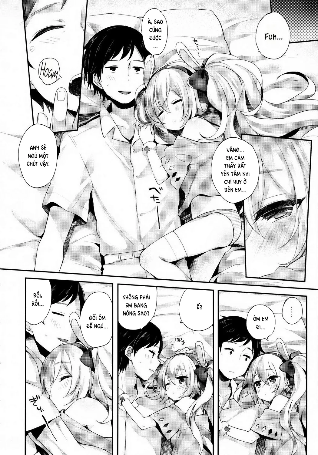 HentaiVN.net - Ảnh 7 - Shikikan, Kyou wa Atsui kara Laffey to Nenne... Shiyo? (Azur Lane) - Chap 1