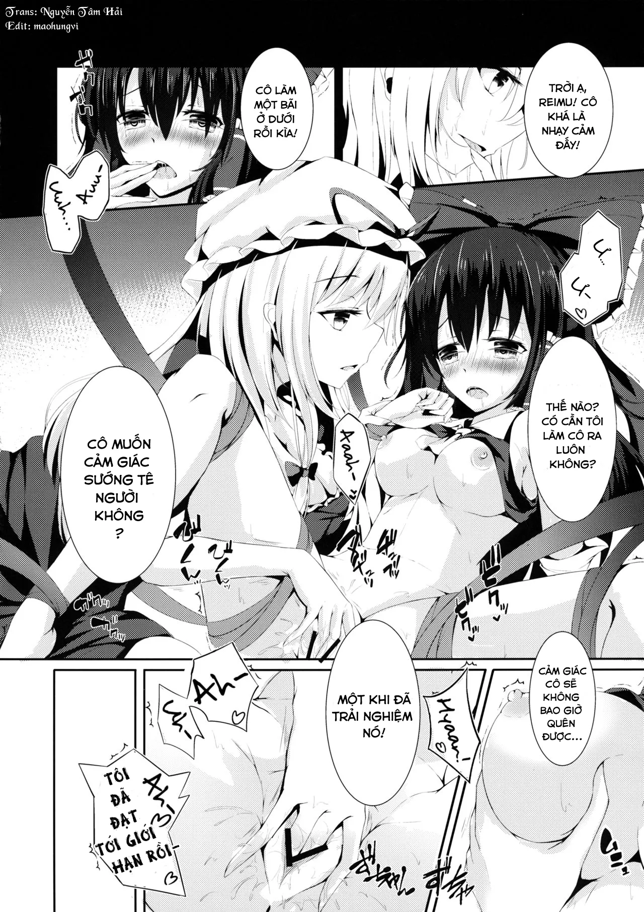 HentaiVN.net - Ảnh 13 - Murasakiiro no Yokkyuufuman (Touhou Project) - Chap 1