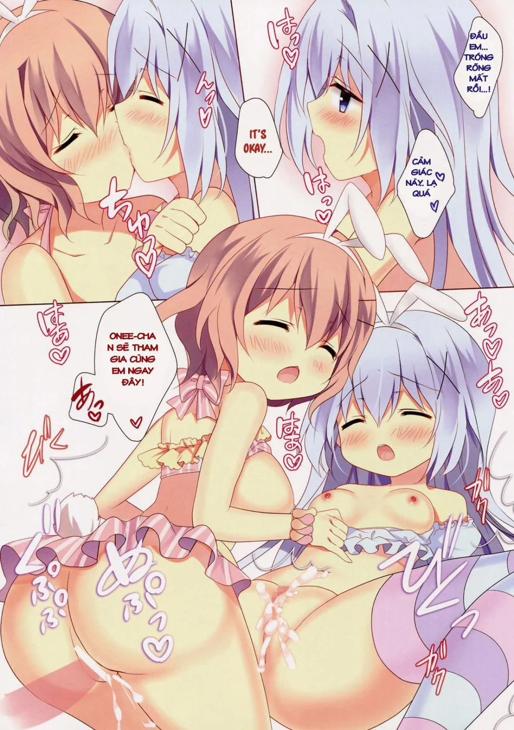 HentaiVN.net - Ảnh 14 - Chino to Kokoa no Himitsu no Kanshasai (Gochuumon wa Usagi desu ka?) - Chap 1
