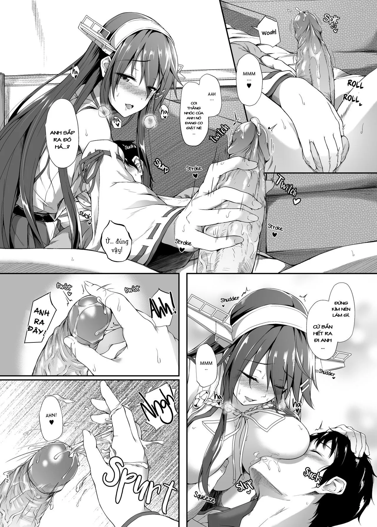 HentaiVN.net - Ảnh 13 - Haruna wa Ikenaiko desu (Kantai Collection, -KanColle-) [Haruna is a Bad Girl ; 榛名はいけない子です] - Chap 1