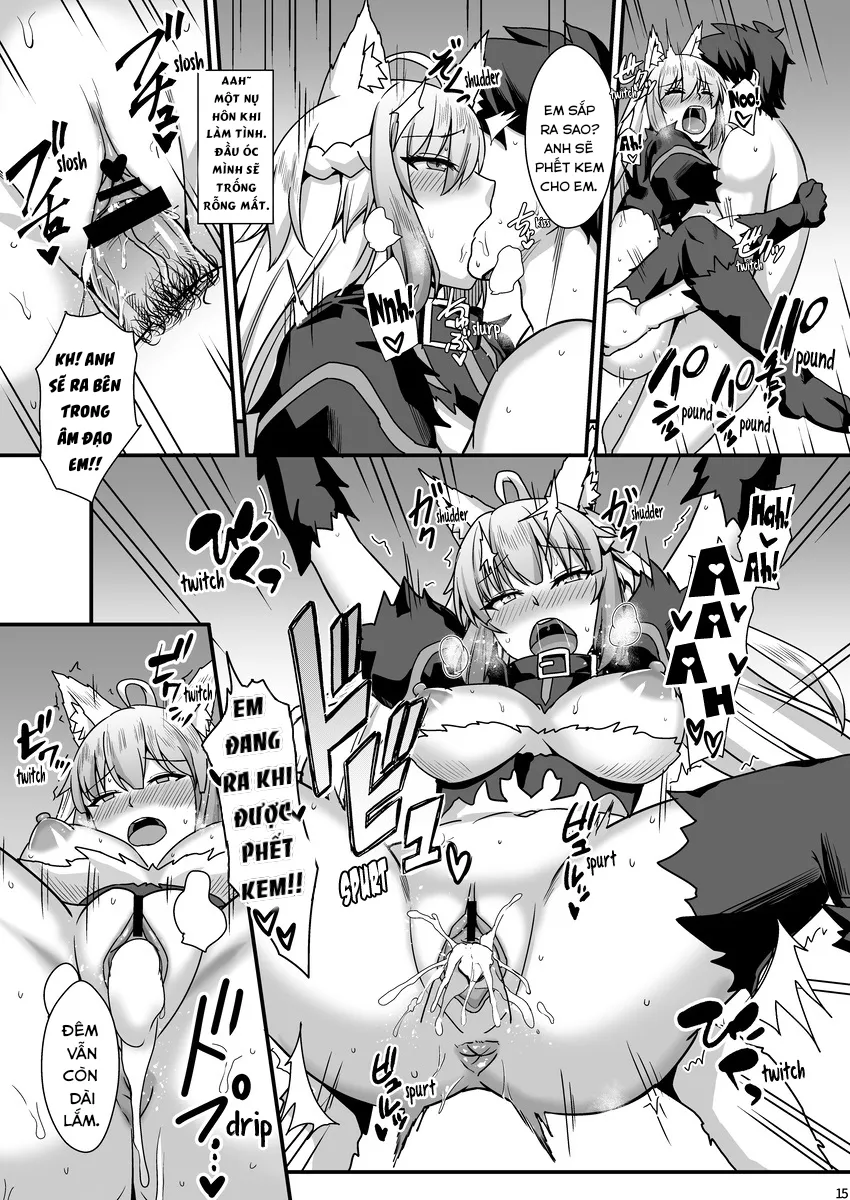 HentaiVN.net - Ảnh 18 - Asedaku Mashimashi!! [Drenched in Sweat; 汗だくマシマシ!!] - Chap 1
