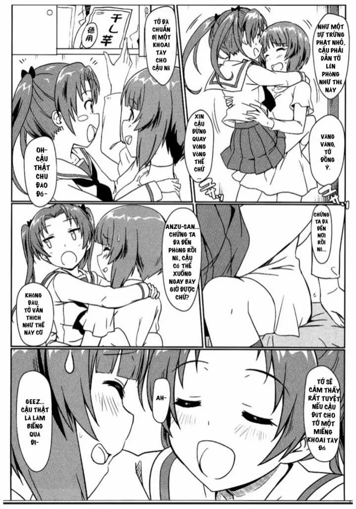 HentaiVN.net - Ảnh 4 - Miho to Anzu no Naisho no Himegoto (Girls Und Panzer) - Chap 1