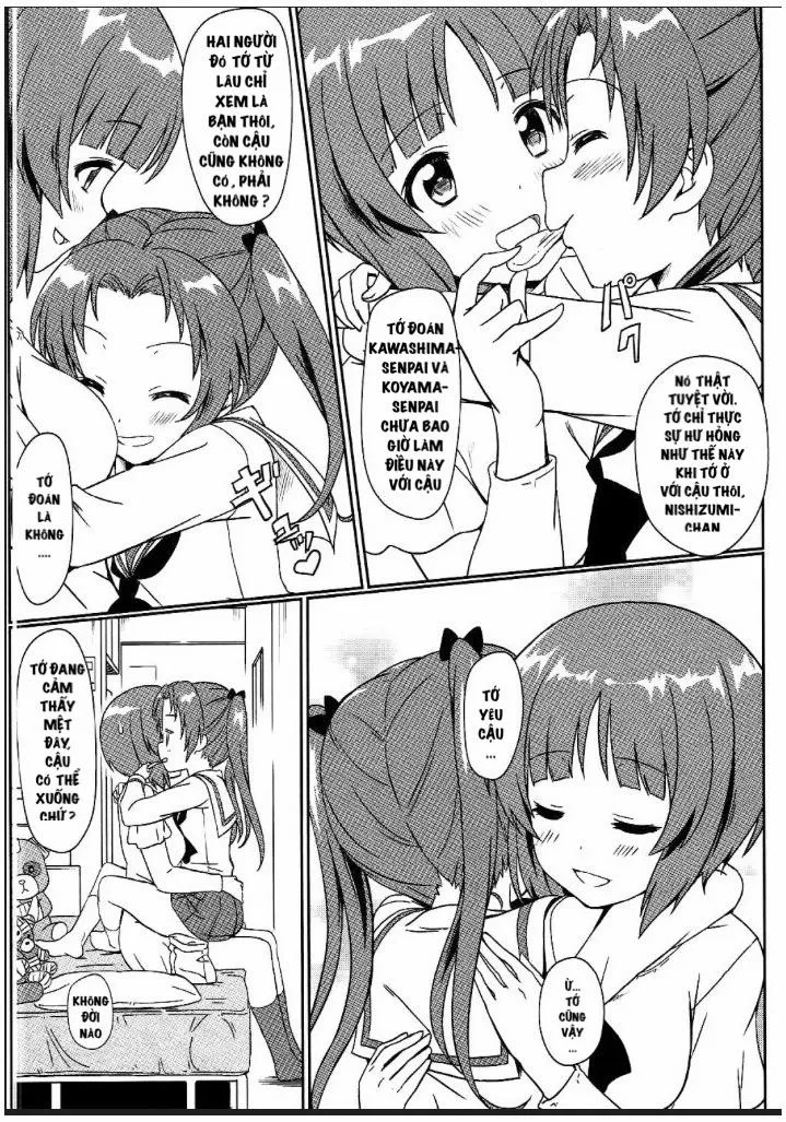 HentaiVN.net - Ảnh 5 - Miho to Anzu no Naisho no Himegoto (Girls Und Panzer) - Chap 1