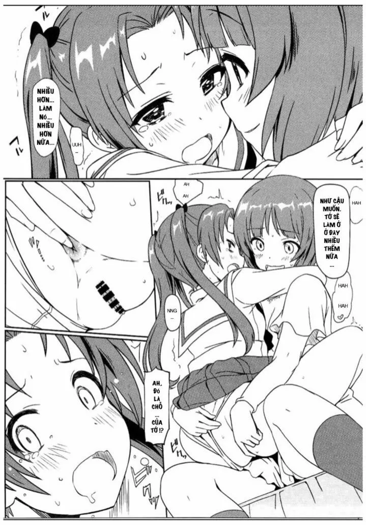 HentaiVN.net - Ảnh 8 - Miho to Anzu no Naisho no Himegoto (Girls Und Panzer) - Chap 1