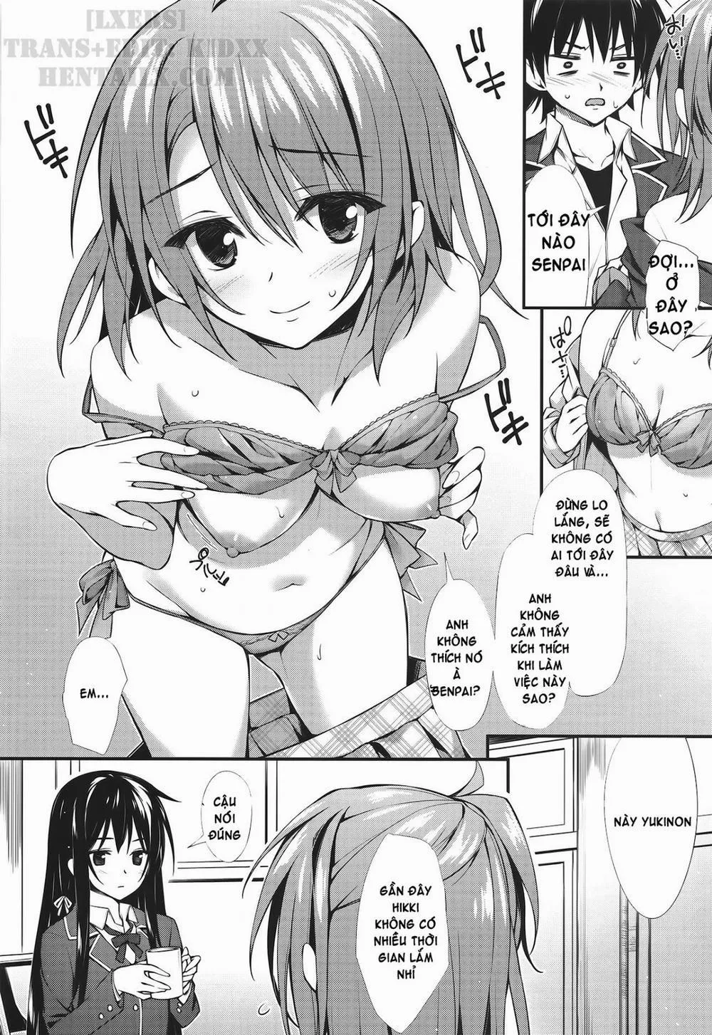 HentaiVN.net - Ảnh 5 - Atashi No Daisuki Na Senpai♥ (Yahari Ore No Seishun Love Come Wa Machigatteiru) - Chap 1