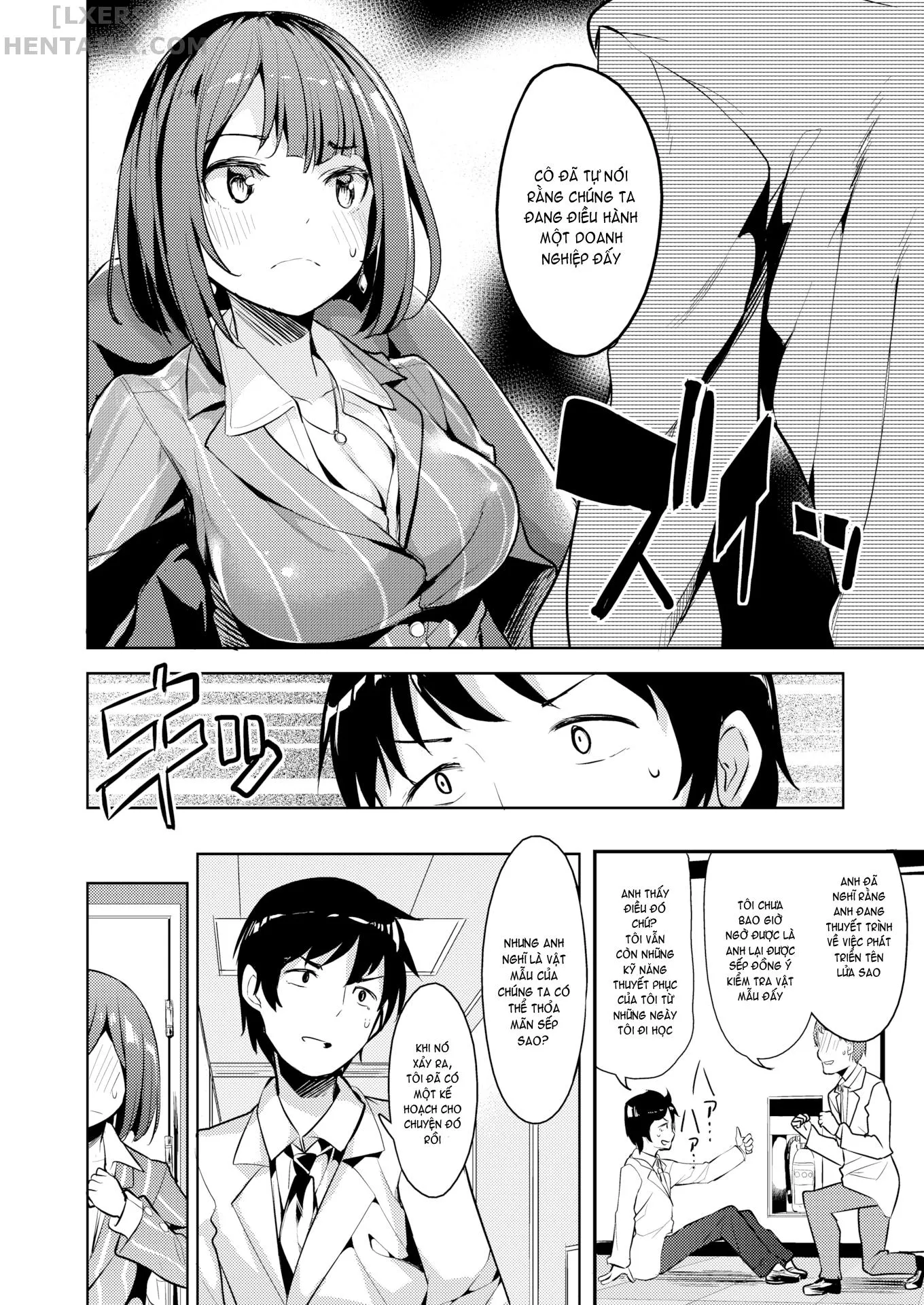 HentaiVN.net - Ảnh 6 - Will Our Female Boss Yield to Cutting Edge Science? [Comic X-Eros #48] - Chap 1