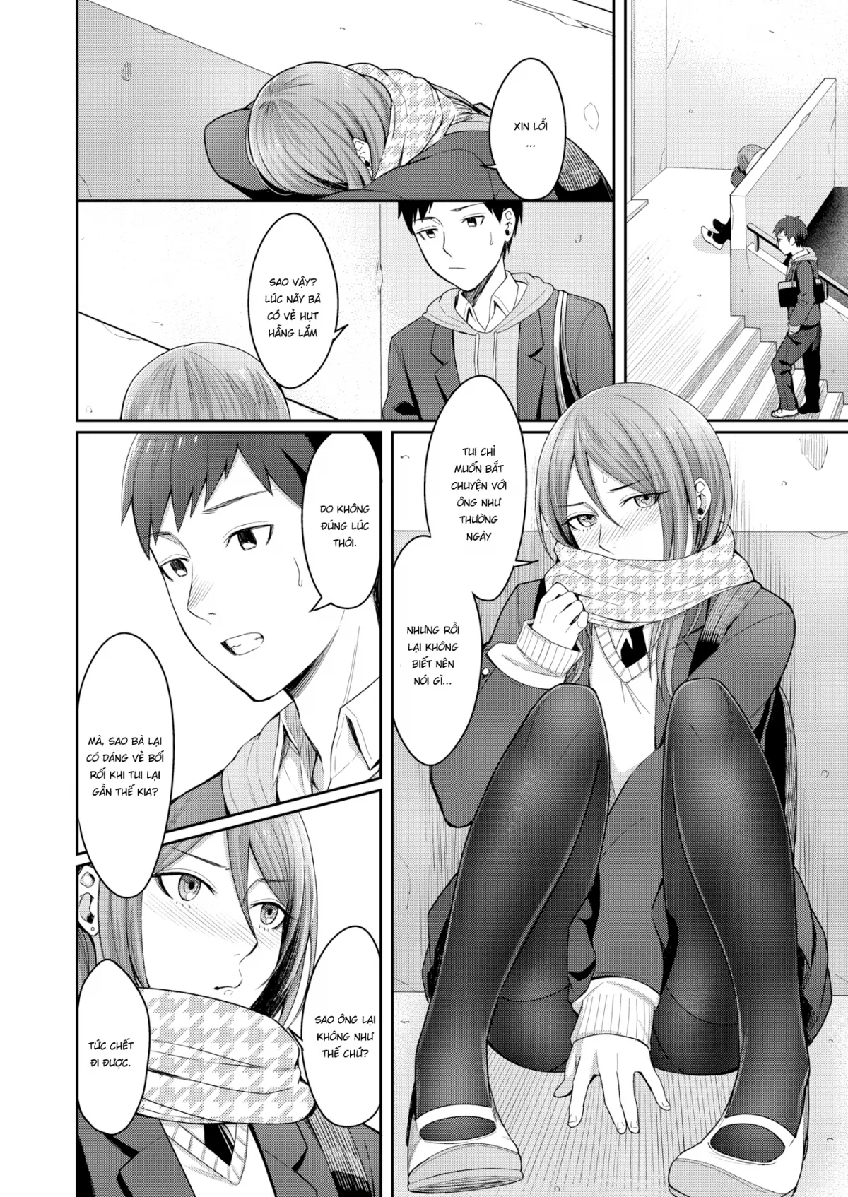 HentaiVN.net - Ảnh 10 - Trăng tỏ thì anh có tỏ cùng em? [Just Like Tonight’s Moon] - Chap 1