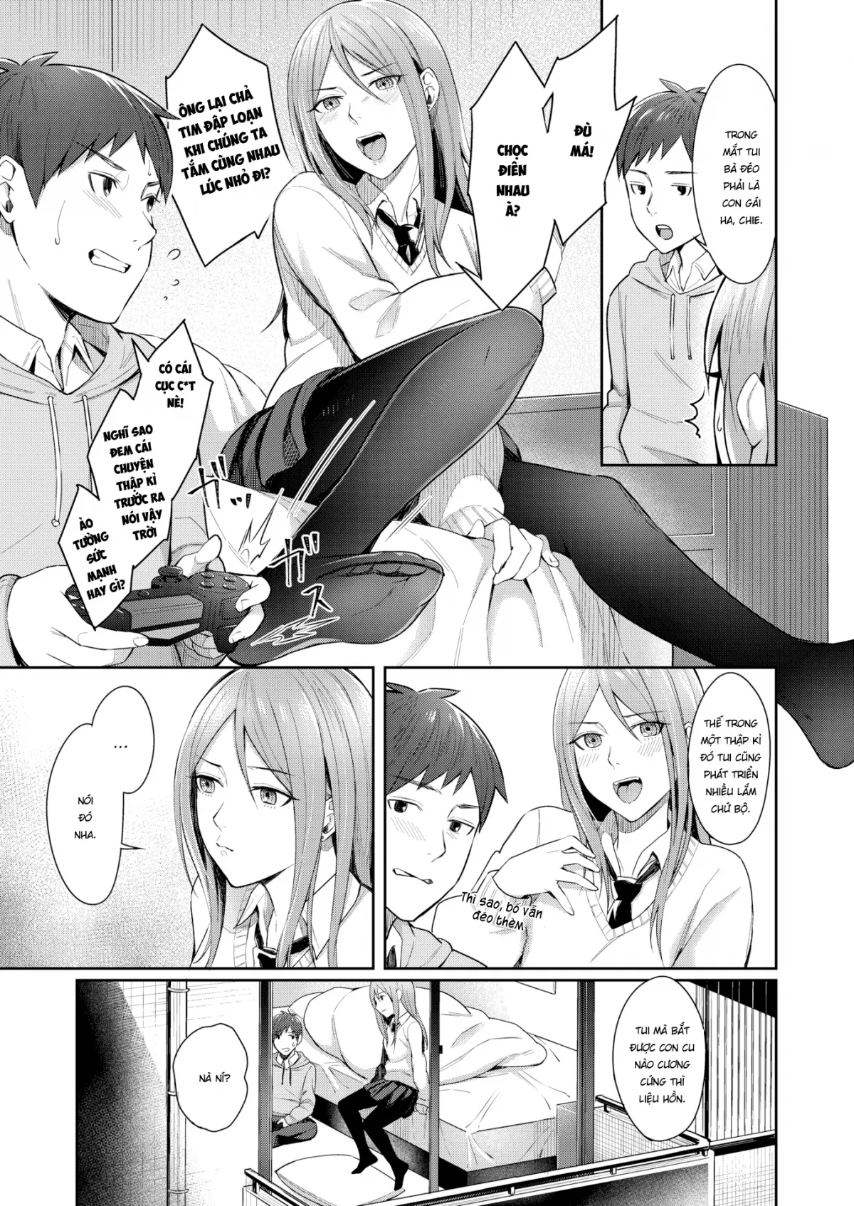 HentaiVN.net - Ảnh 3 - Trăng tỏ thì anh có tỏ cùng em? [Just Like Tonight’s Moon] - Chap 1