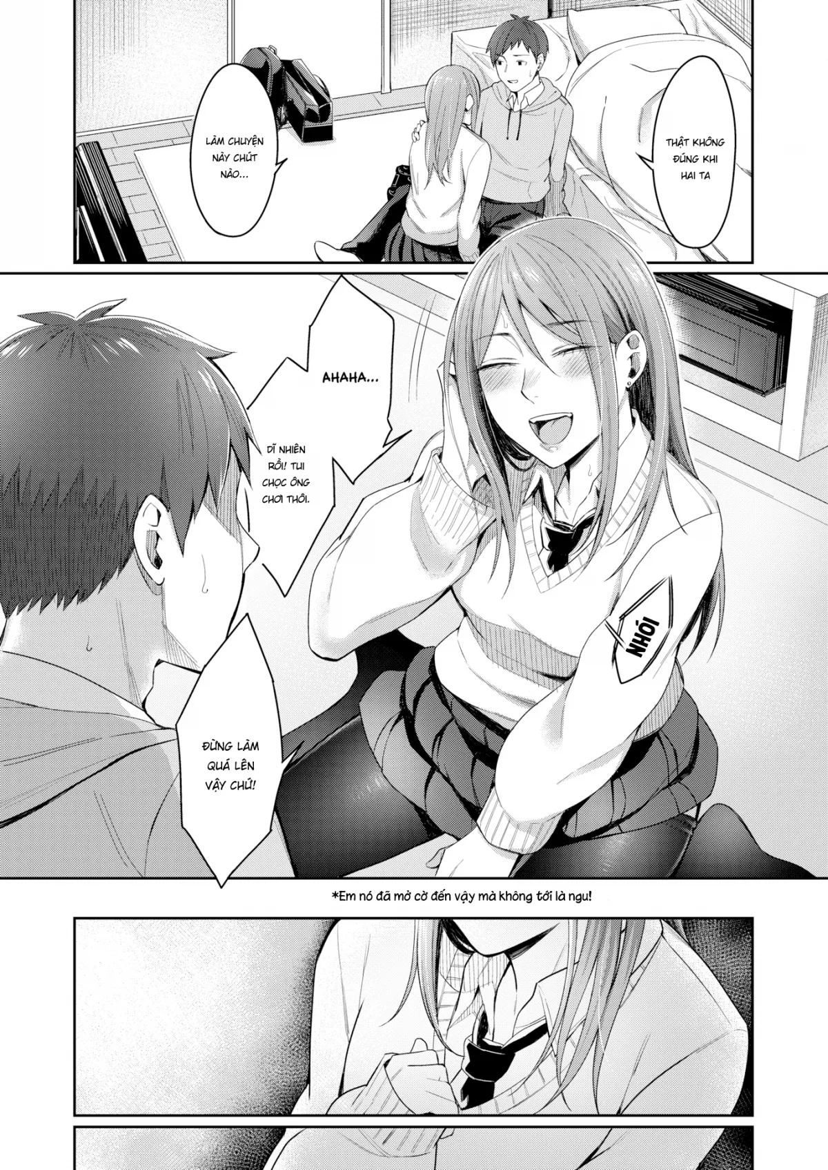 HentaiVN.net - Ảnh 7 - Trăng tỏ thì anh có tỏ cùng em? [Just Like Tonight’s Moon] - Chap 1