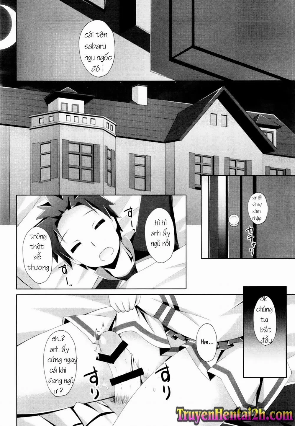 HentaiVN.net - Ảnh 12 - E・M・T To Kyou Mo Ore Wa Sakebu (Re Zero Kara Hajimeru Isekai Seikatsu) - Chap 1