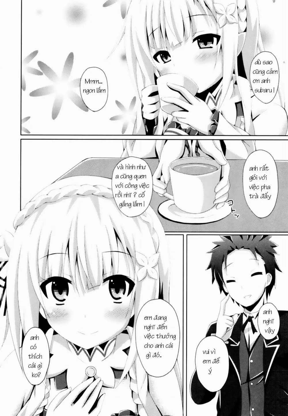 HentaiVN.net - Ảnh 6 - E・M・T To Kyou Mo Ore Wa Sakebu (Re Zero Kara Hajimeru Isekai Seikatsu) - Chap 1