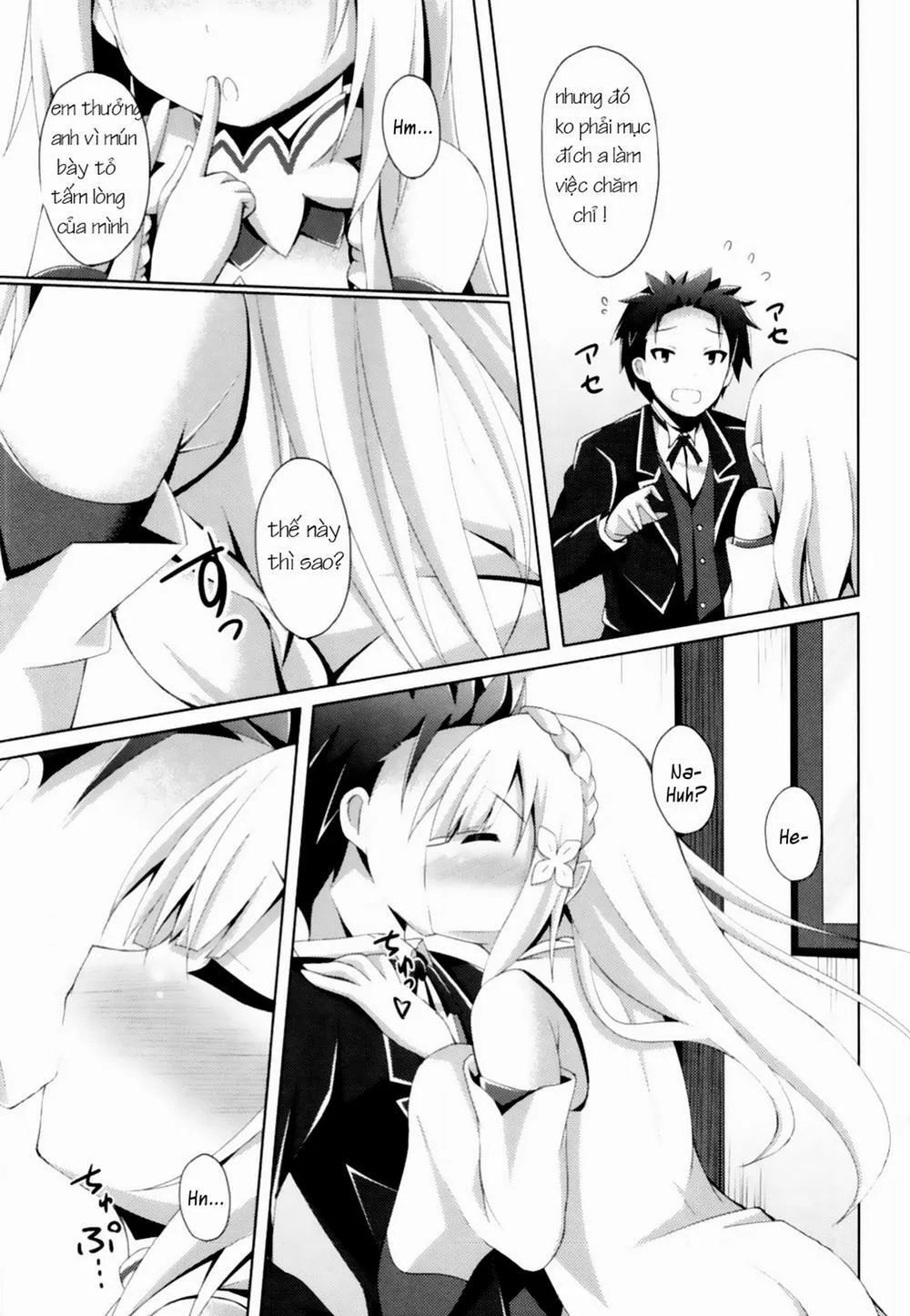 HentaiVN.net - Ảnh 7 - E・M・T To Kyou Mo Ore Wa Sakebu (Re Zero Kara Hajimeru Isekai Seikatsu) - Chap 1