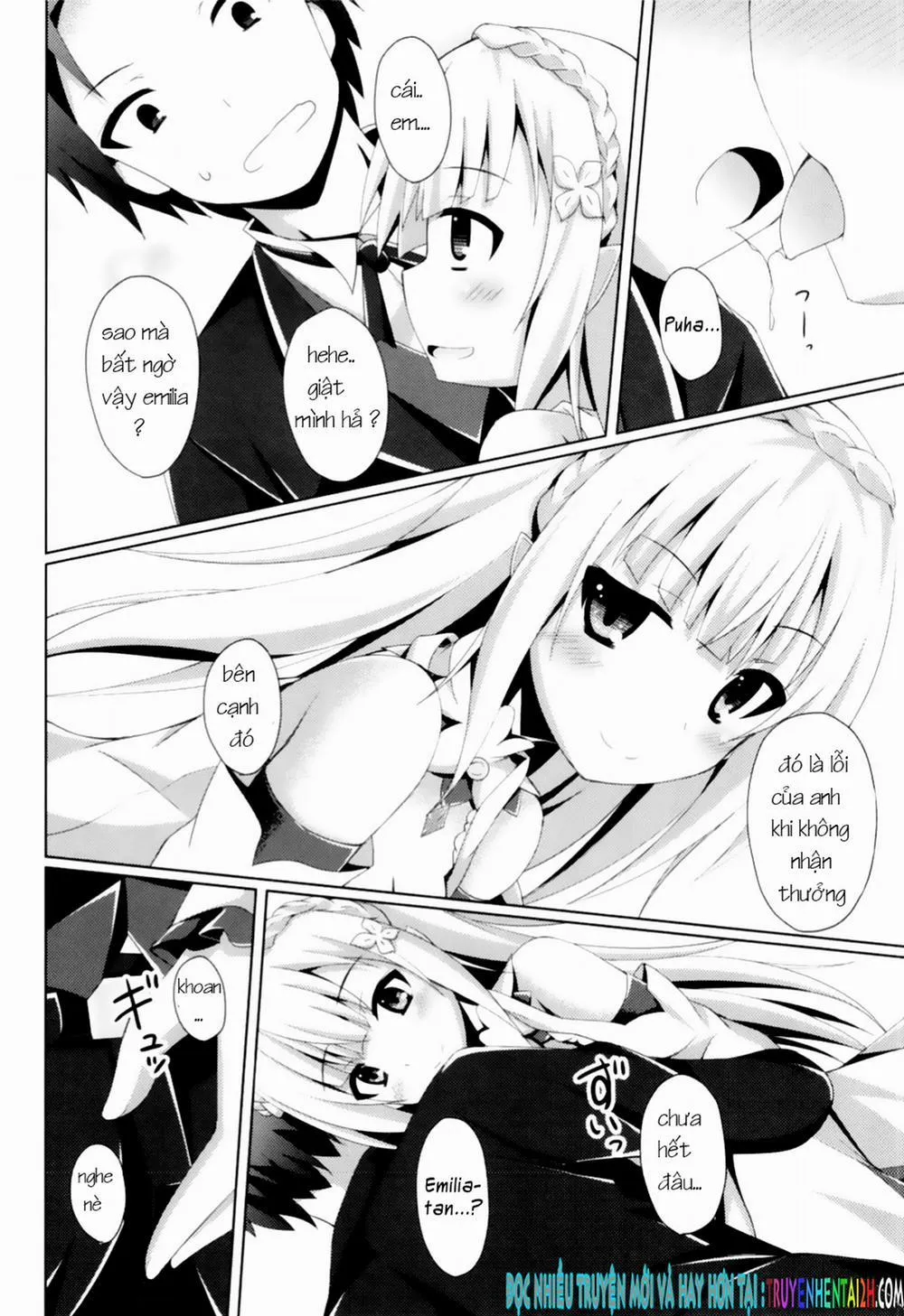 HentaiVN.net - Ảnh 8 - E・M・T To Kyou Mo Ore Wa Sakebu (Re Zero Kara Hajimeru Isekai Seikatsu) - Chap 1