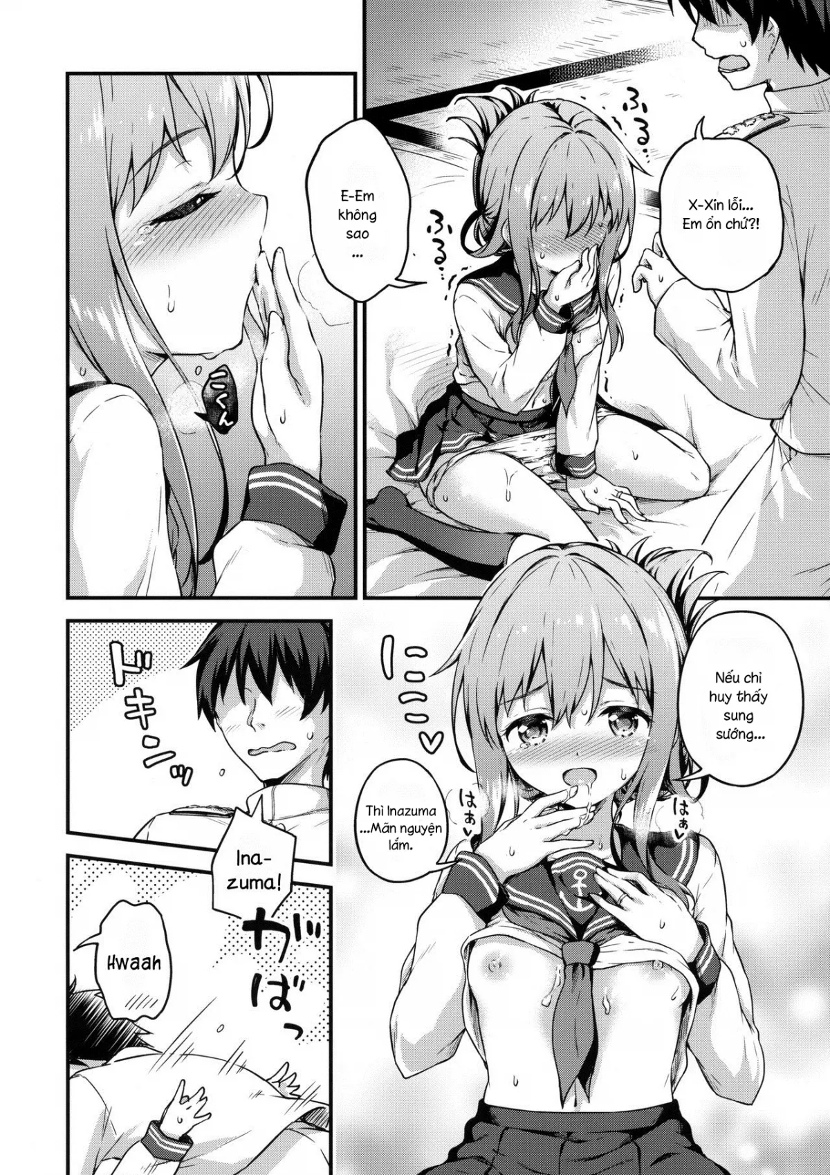 HentaiVN.net - Ảnh 13 - Inazuma to Kekkon Shoya Kakkokari (Kantai Collection -KanColle-) - Chap 1