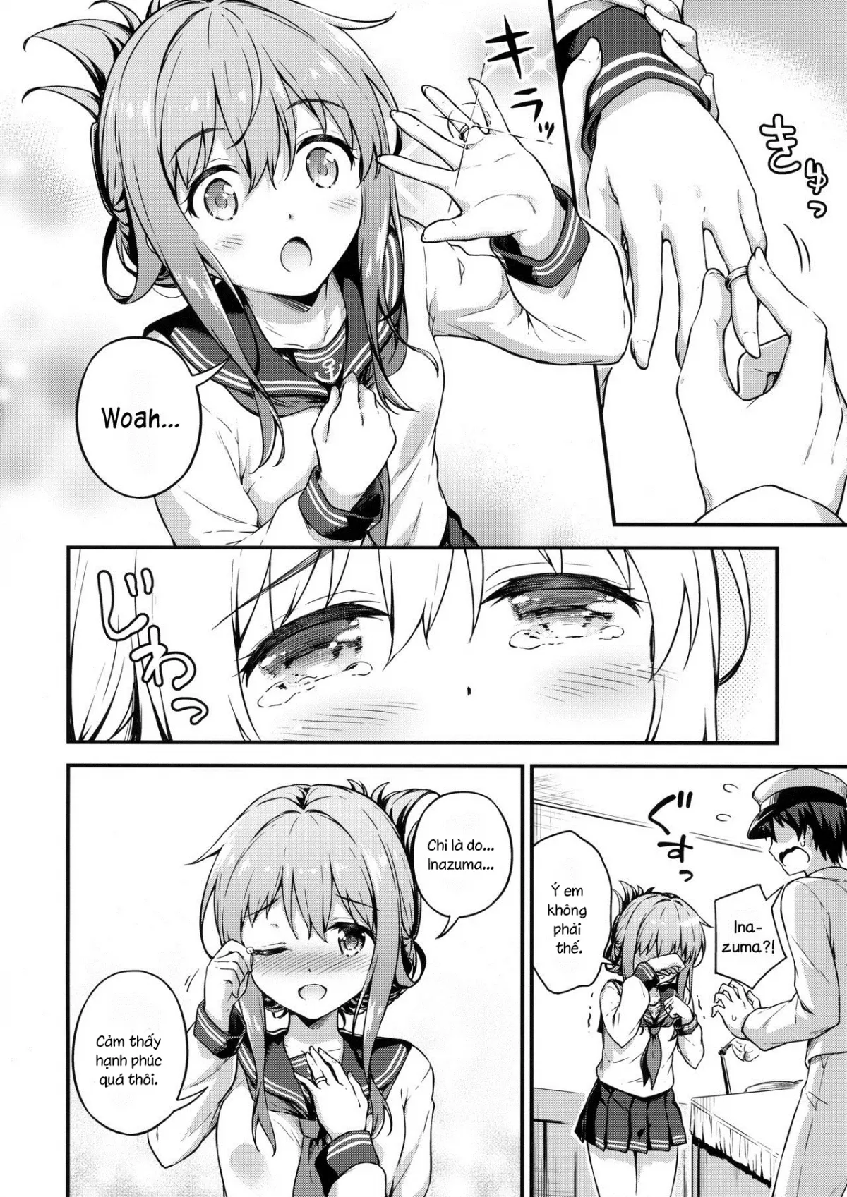 HentaiVN.net - Ảnh 5 - Inazuma to Kekkon Shoya Kakkokari (Kantai Collection -KanColle-) - Chap 1