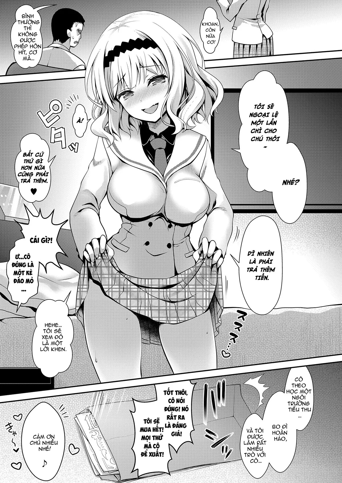 HentaiVN.net - Ảnh 6 - Meimon Ojou-Sama JK Fukkake Premium Enkou [The Famous School’s Ojousama JK’s Overpriced Premium Escort Services] - Chap 1