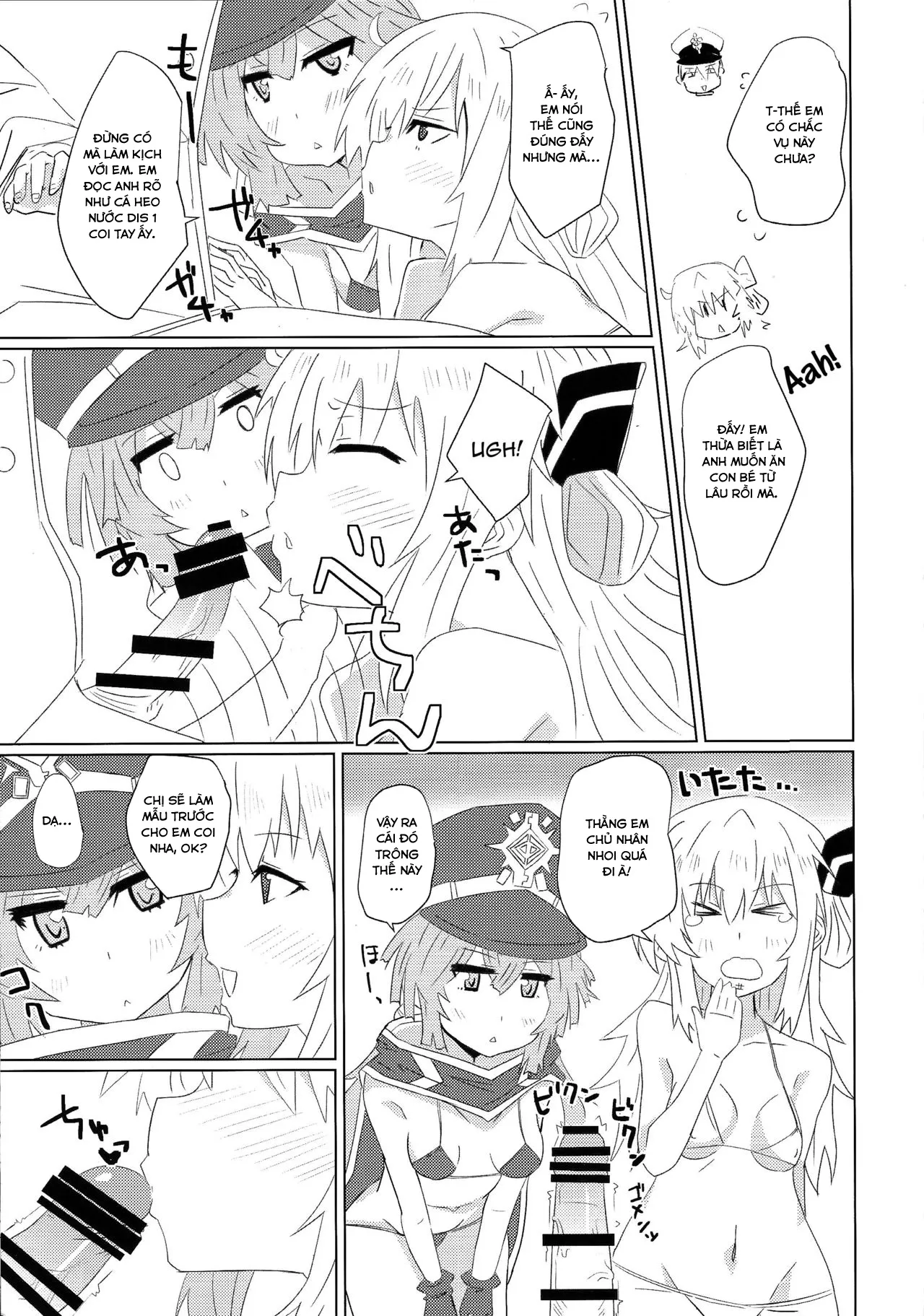 HentaiVN.net - Ảnh 11 - Sentou Echiechi Jutsushiki [Sky Striker Lewd Maneuver] - Chap 1
