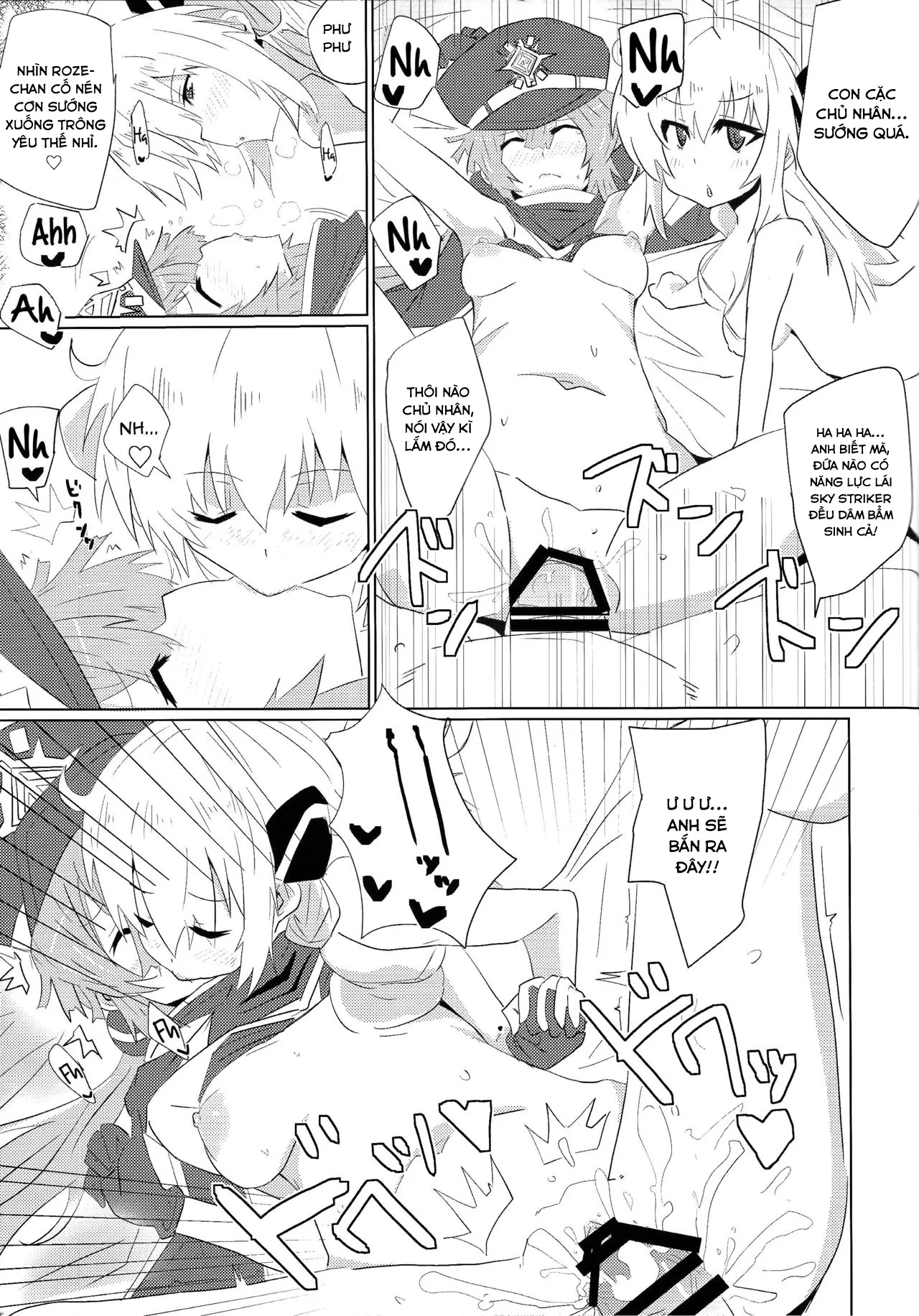 HentaiVN.net - Ảnh 19 - Sentou Echiechi Jutsushiki [Sky Striker Lewd Maneuver] - Chap 1