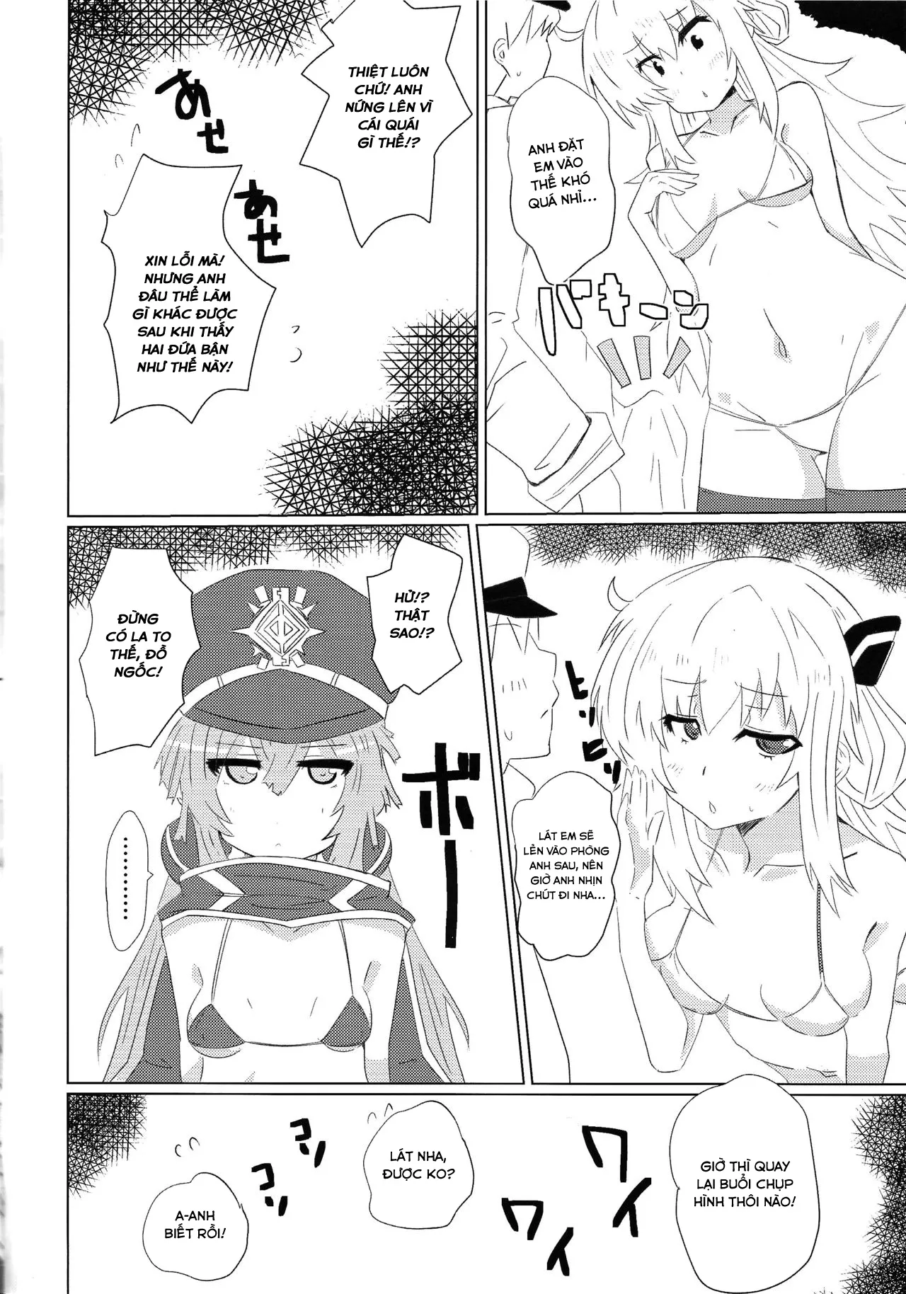 HentaiVN.net - Ảnh 8 - Sentou Echiechi Jutsushiki [Sky Striker Lewd Maneuver] - Chap 1