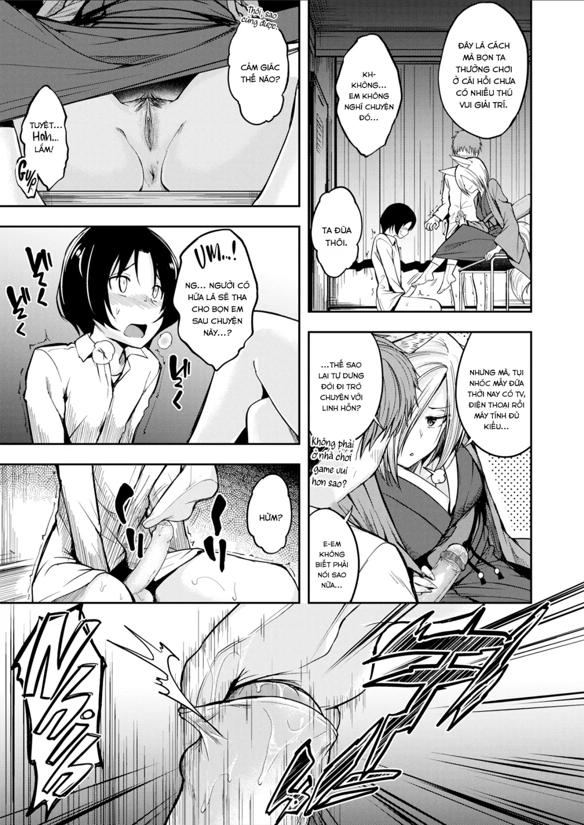 HentaiVN.net - Ảnh 7 - Trò Chơi Cầu Cơ [Do You Want to Play?] - Chap 1