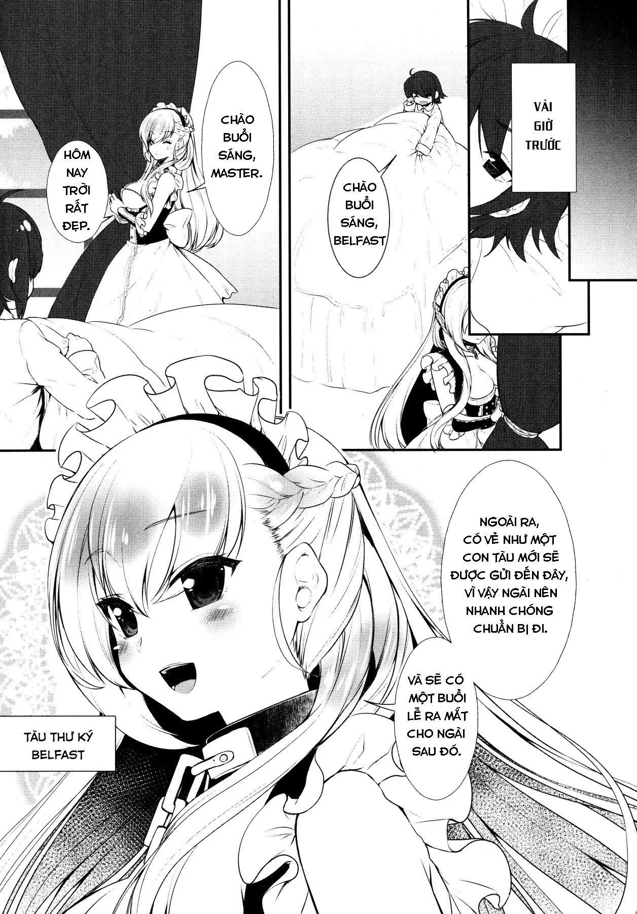HentaiVN.net - Ảnh 3 - My name's Belfast, Master (Azur Lane) [Belfast desu, Goshujin-sama.] - Chap 1