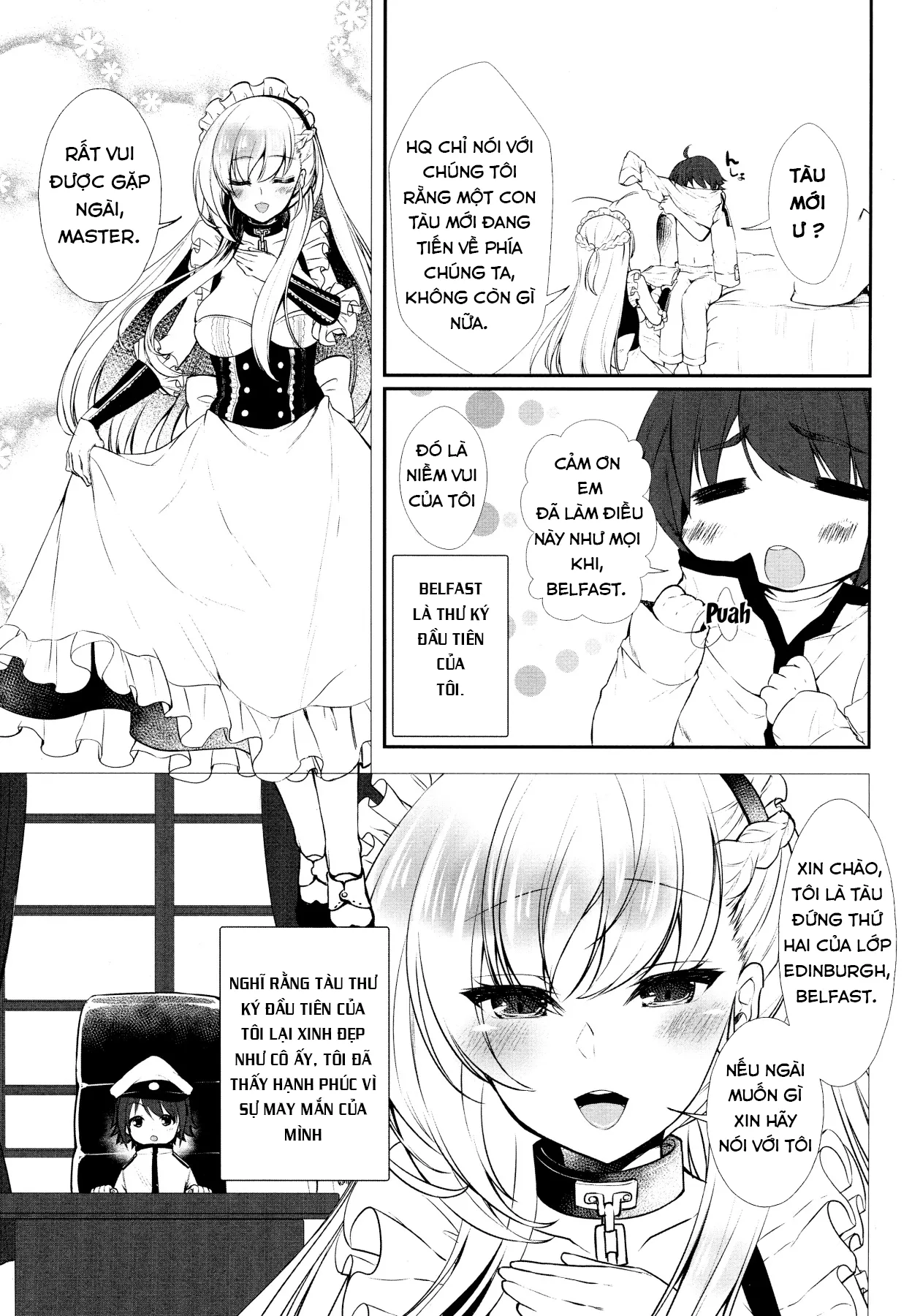 HentaiVN.net - Ảnh 4 - My name's Belfast, Master (Azur Lane) [Belfast desu, Goshujin-sama.] - Chap 1